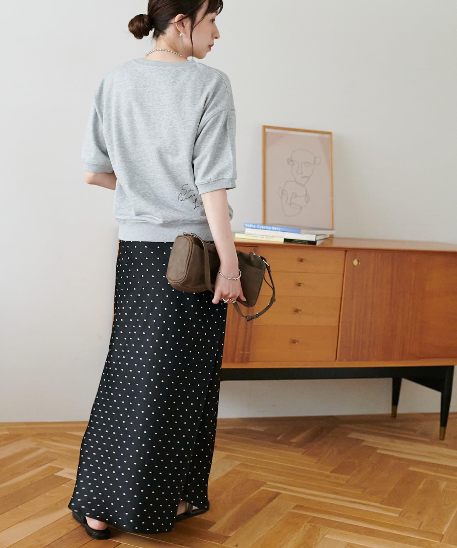 DISCOAT(ディスコート) 【全テイスト◎】サテンマーメイドスカート