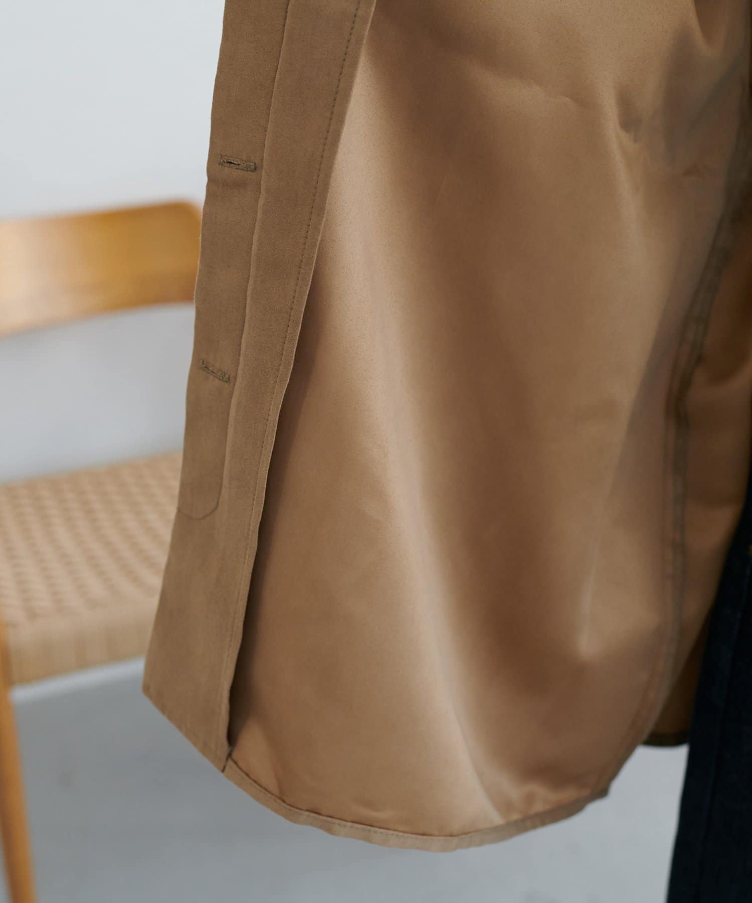 DISCOAT(ディスコート) 【SS先行予約】フェイクスエードシャツ