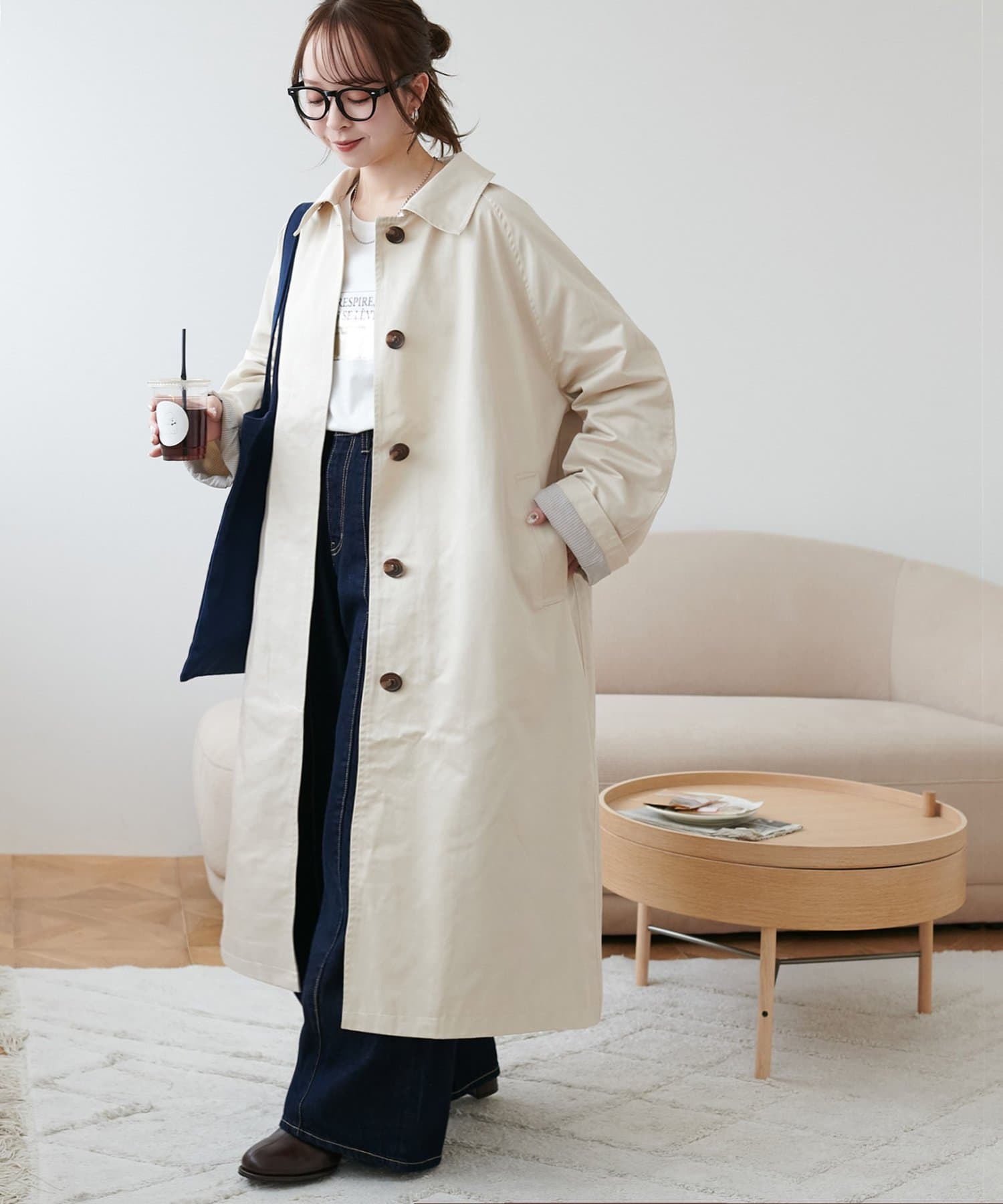 DISCOAT(ディスコート) 【SS先行予約】ステンカラーコート