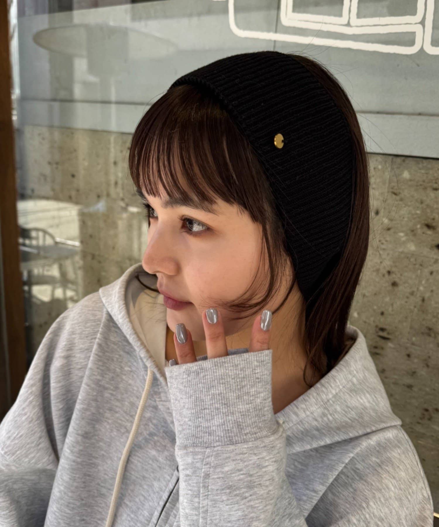 CIAOPANIC TYPY(チャオパニックティピー) プレート付きリブヘアターバン