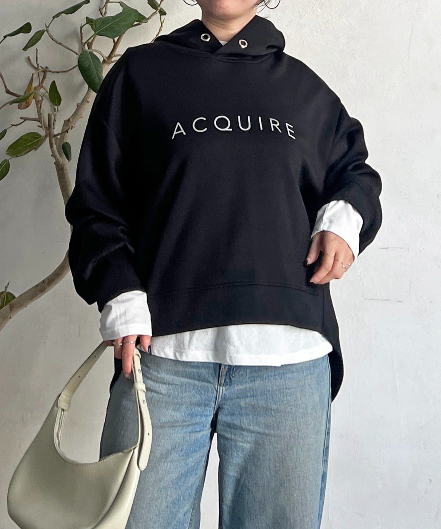 Croisiere(クロジエール) フードコクーンロゴプルオーバー