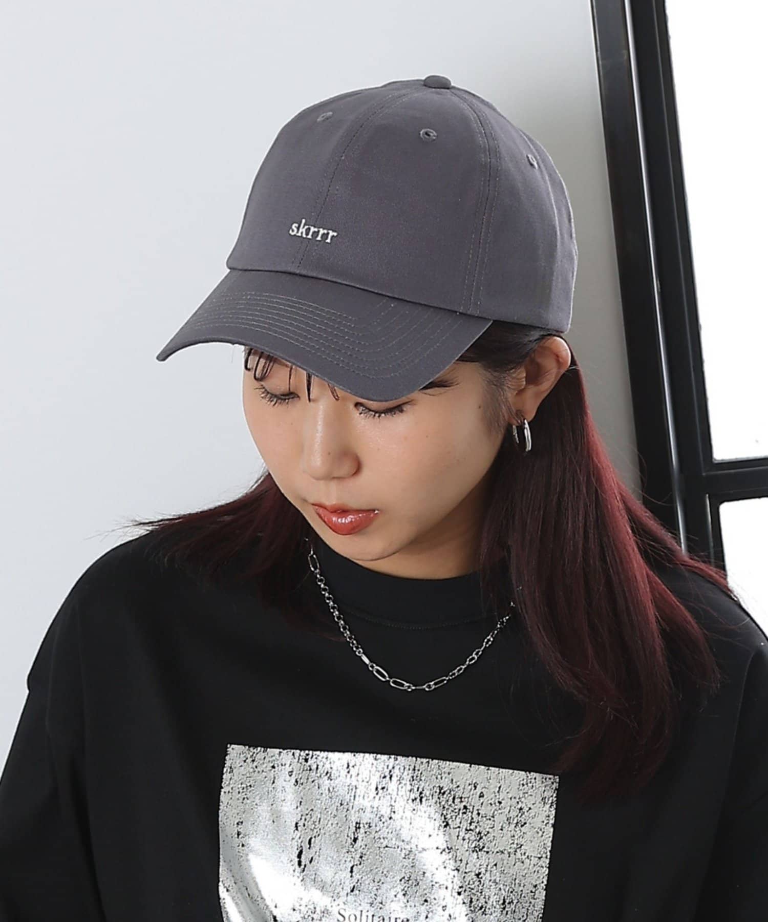 COLONY 2139(コロニー トゥーワンスリーナイン) skrrr刺繍ツイルキャップ