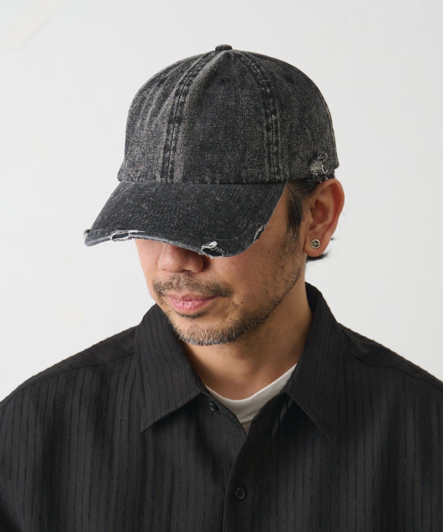 COLONY 2139(コロニー トゥーワンスリーナイン) ダメージ加工デニムキャップ