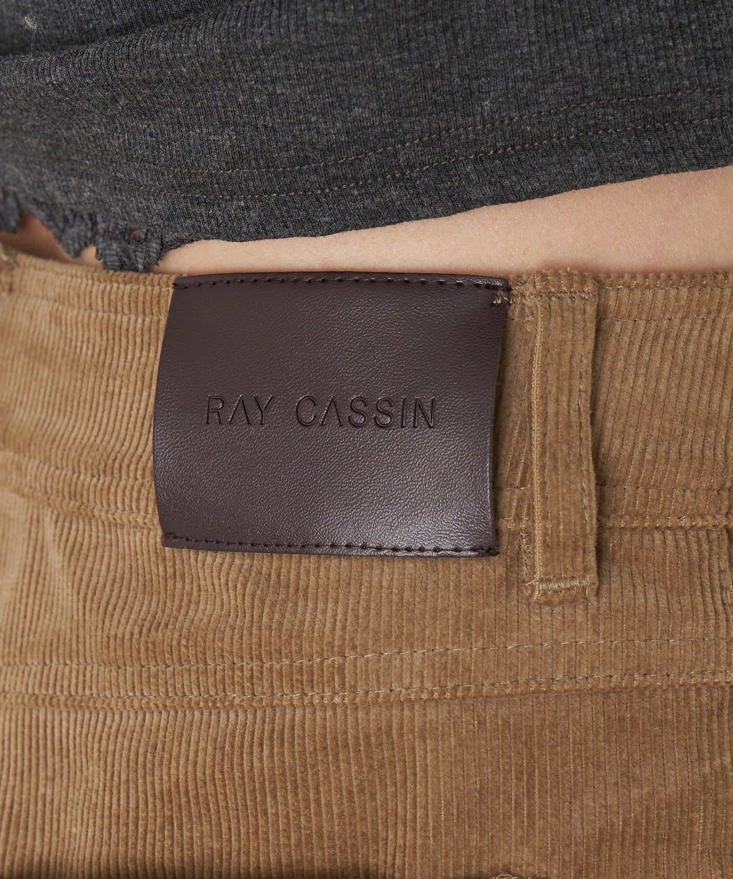 RAY CASSIN(レイカズン) レイヤードコーデュロイショートパンツ
