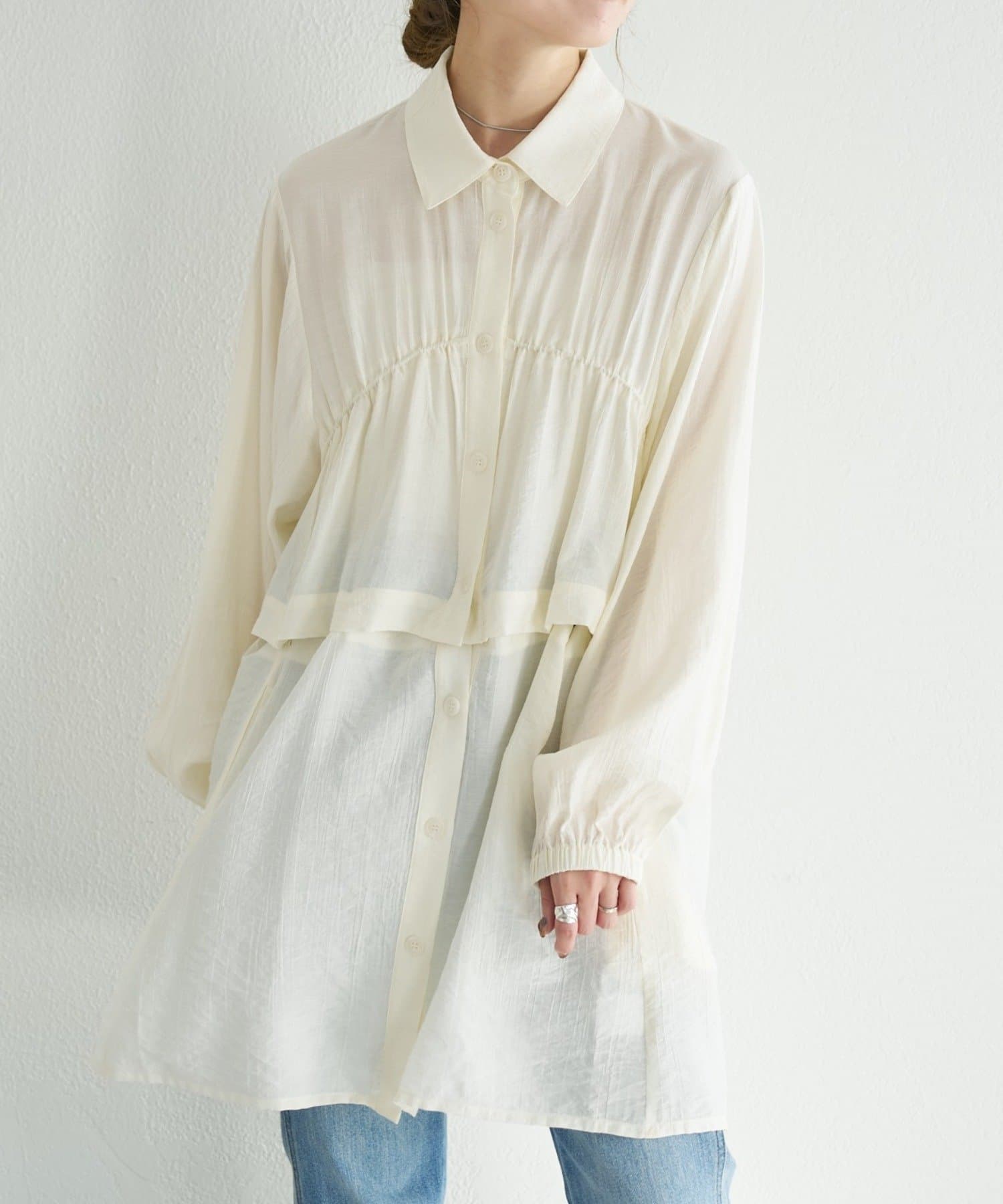 Kastane(カスタネ) B セパレートシャツワンピース