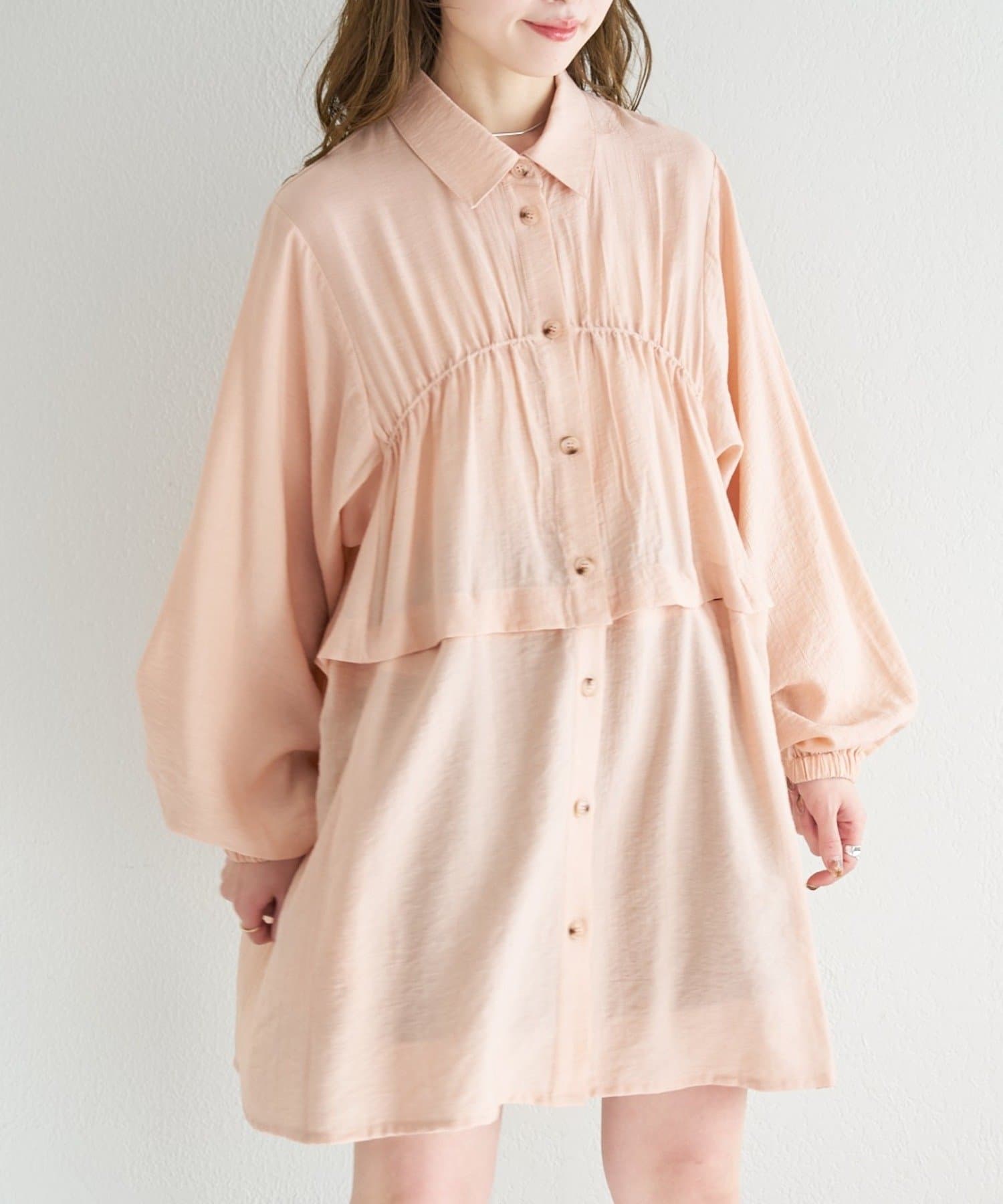 Kastane(カスタネ) B セパレートシャツワンピース