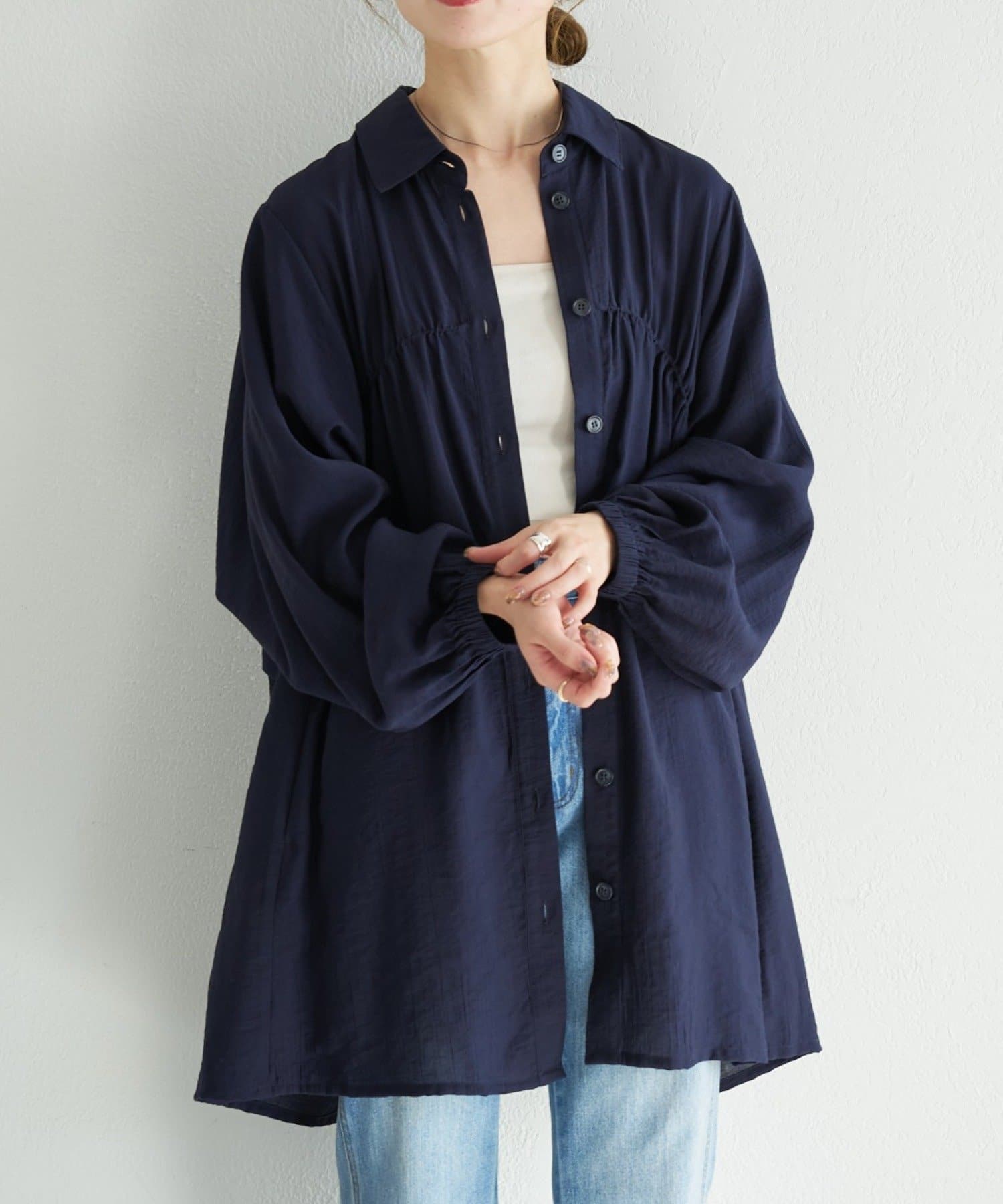 Kastane(カスタネ) B セパレートシャツワンピース