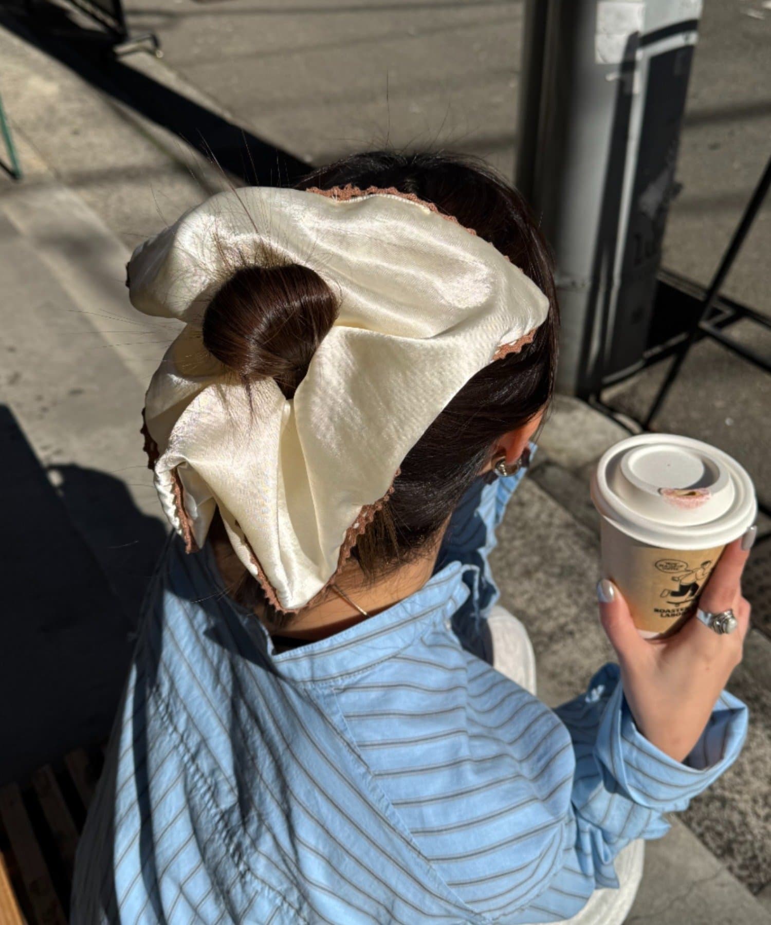 CIAOPANIC TYPY(チャオパニックティピー) :lilレーススカラップサテンシュシュ