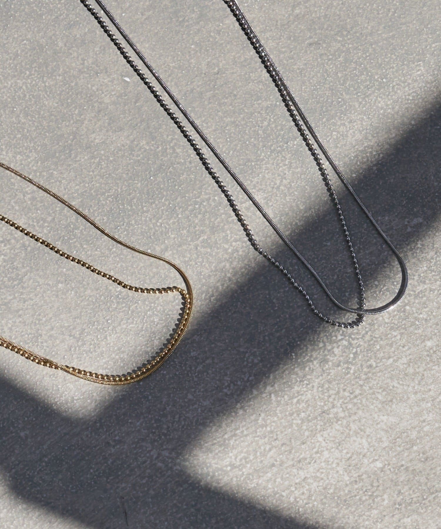 CIAOPANIC TYPY(チャオパニックティピー) :lilステンレスボールチェーン2連ネックレス