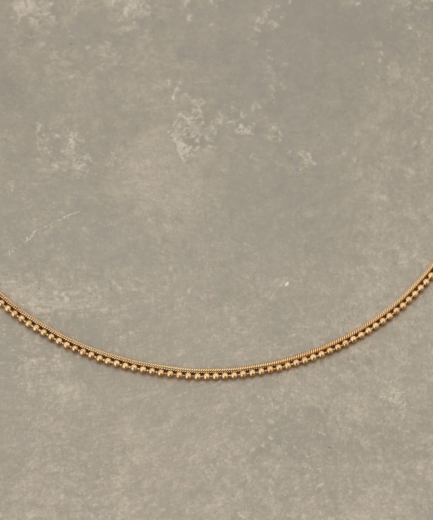 CIAOPANIC TYPY(チャオパニックティピー) :lilステンレスボールチェーン2連ネックレス