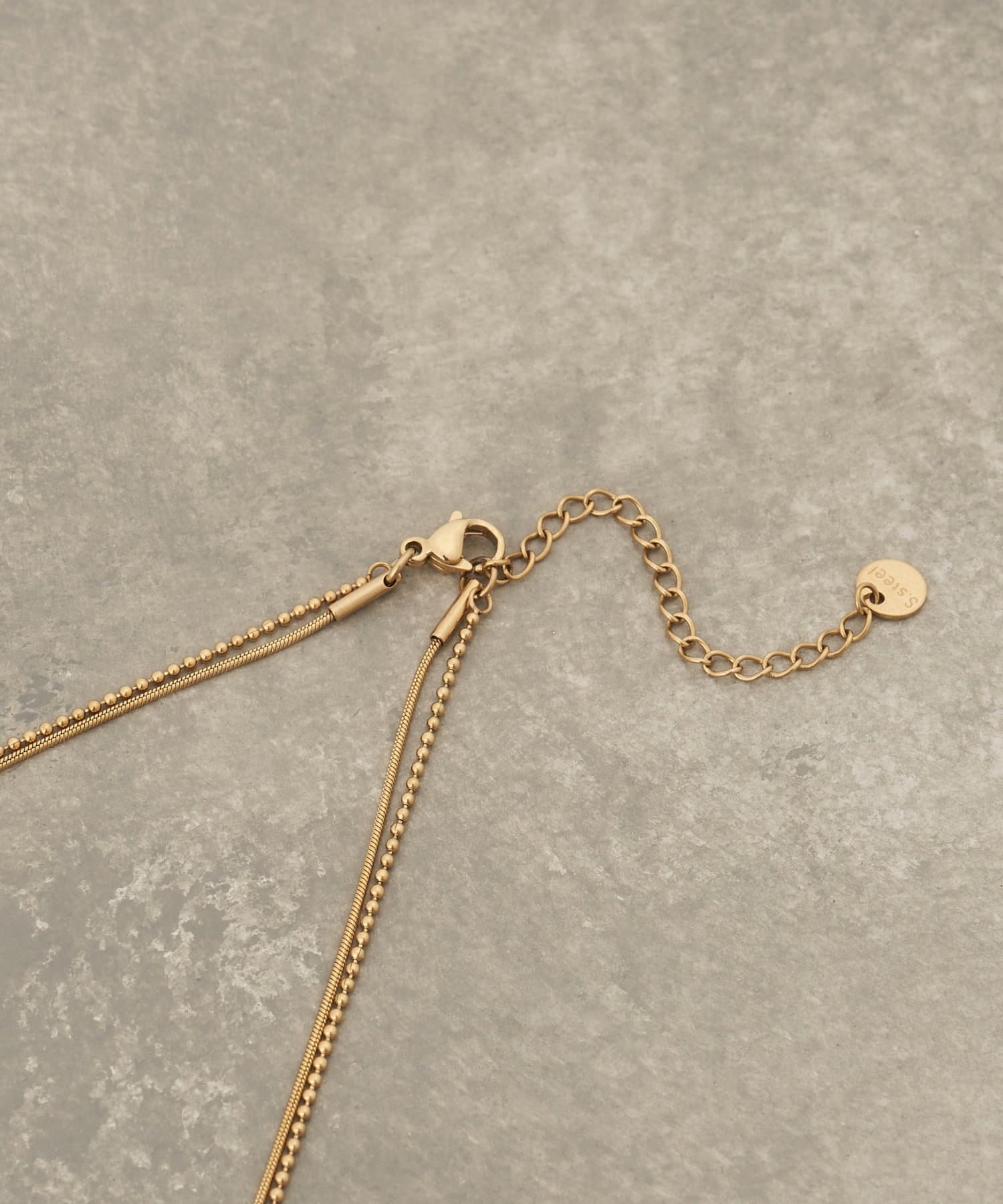 CIAOPANIC TYPY(チャオパニックティピー) :lilステンレスボールチェーン2連ネックレス