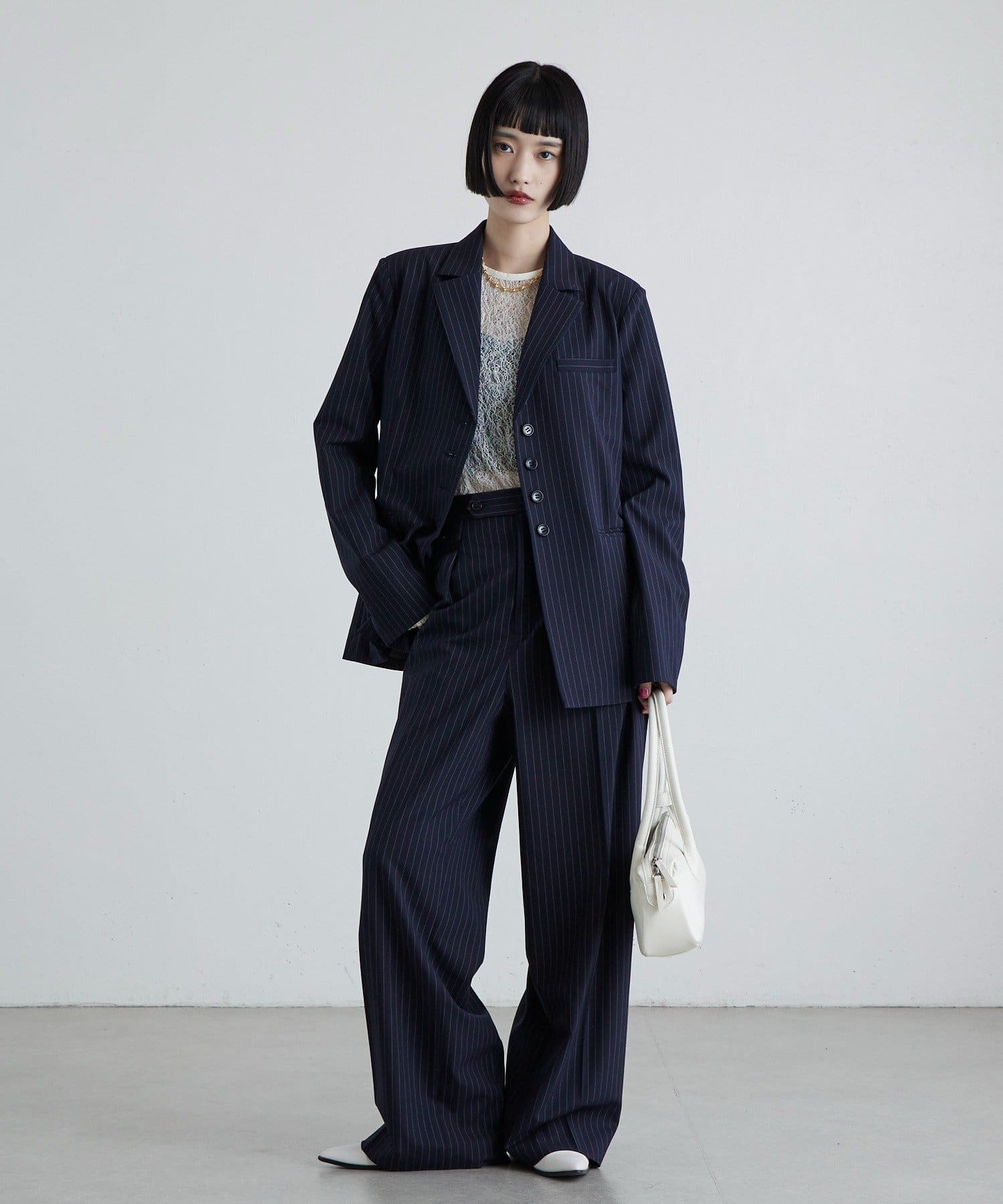 Lui's(ルイス) 後ろファスナーシングルジャケット