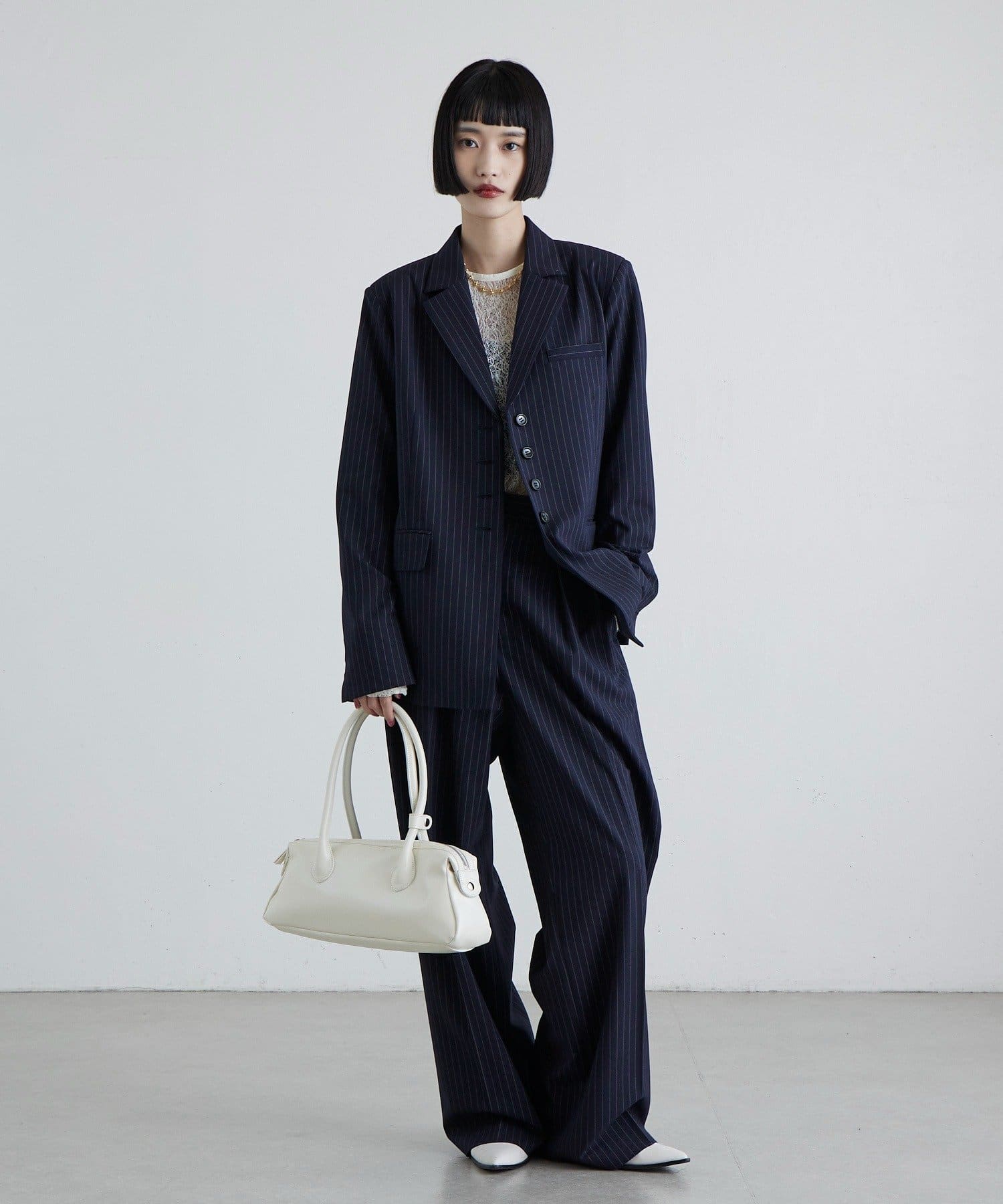 Lui's(ルイス) 後ろファスナーシングルジャケット