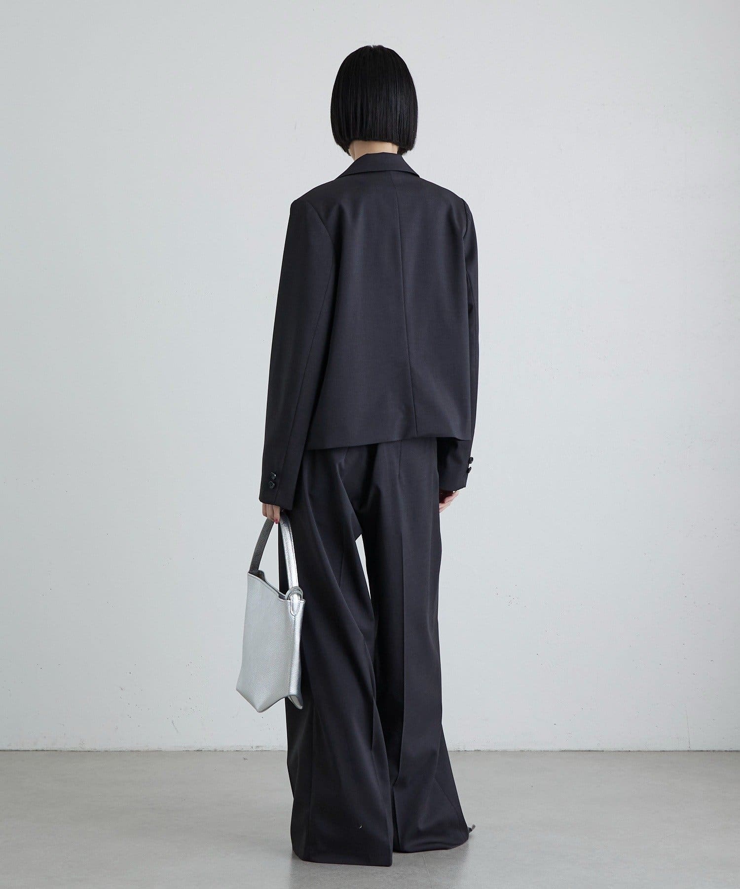 Lui's(ルイス) ツイミーツイルウエストタブ2タックワイドパンツ