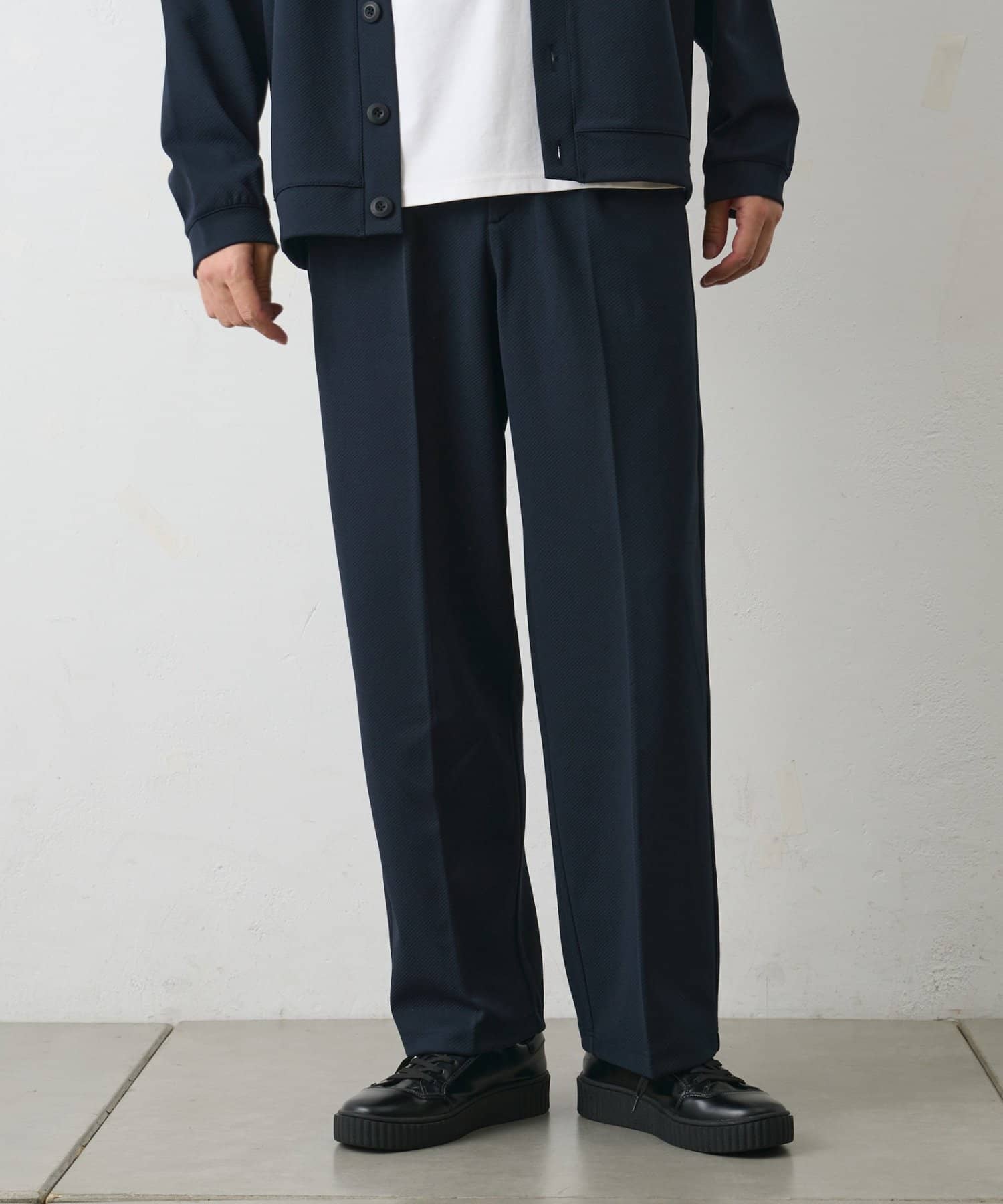 COLONY 2139(コロニー トゥーワンスリーナイン) 【セットアップ対応】ツイルジャガードカットスラックス