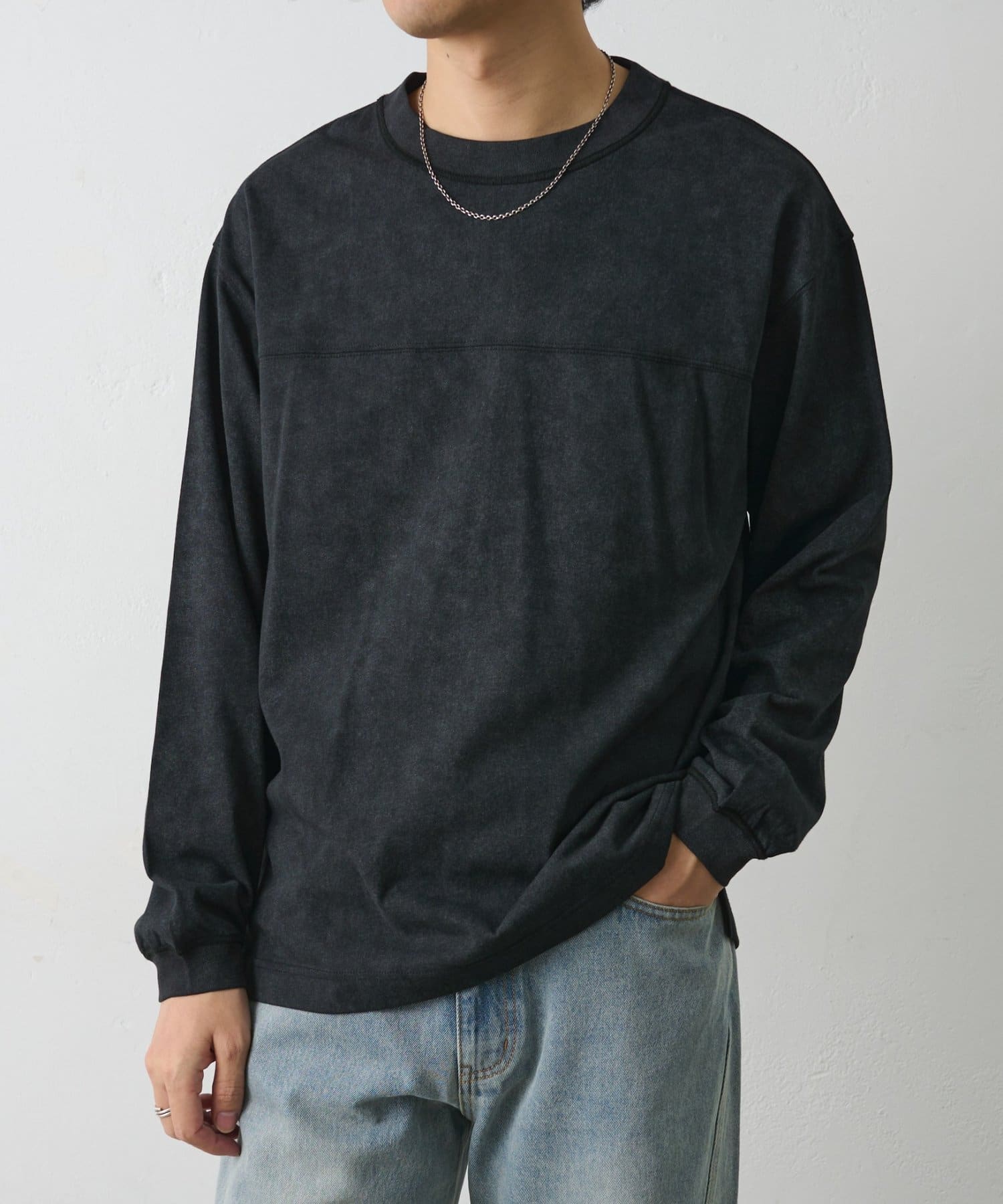 COLONY 2139(コロニー トゥーワンスリーナイン) ムラ染め天竺ロングスリーブTEE