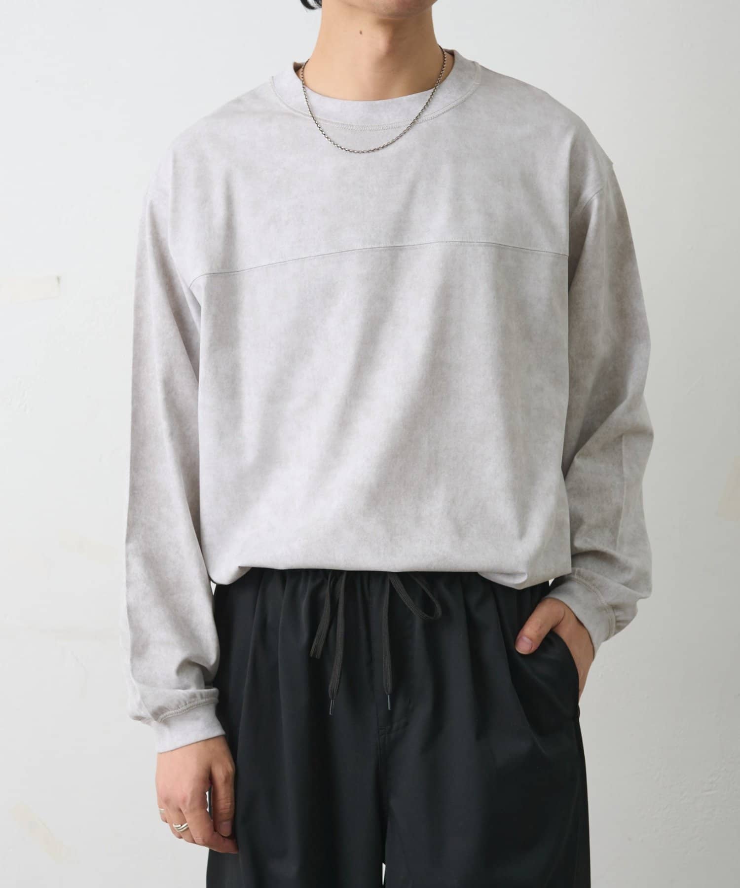 COLONY 2139(コロニー トゥーワンスリーナイン) ムラ染め天竺ロングスリーブTEE