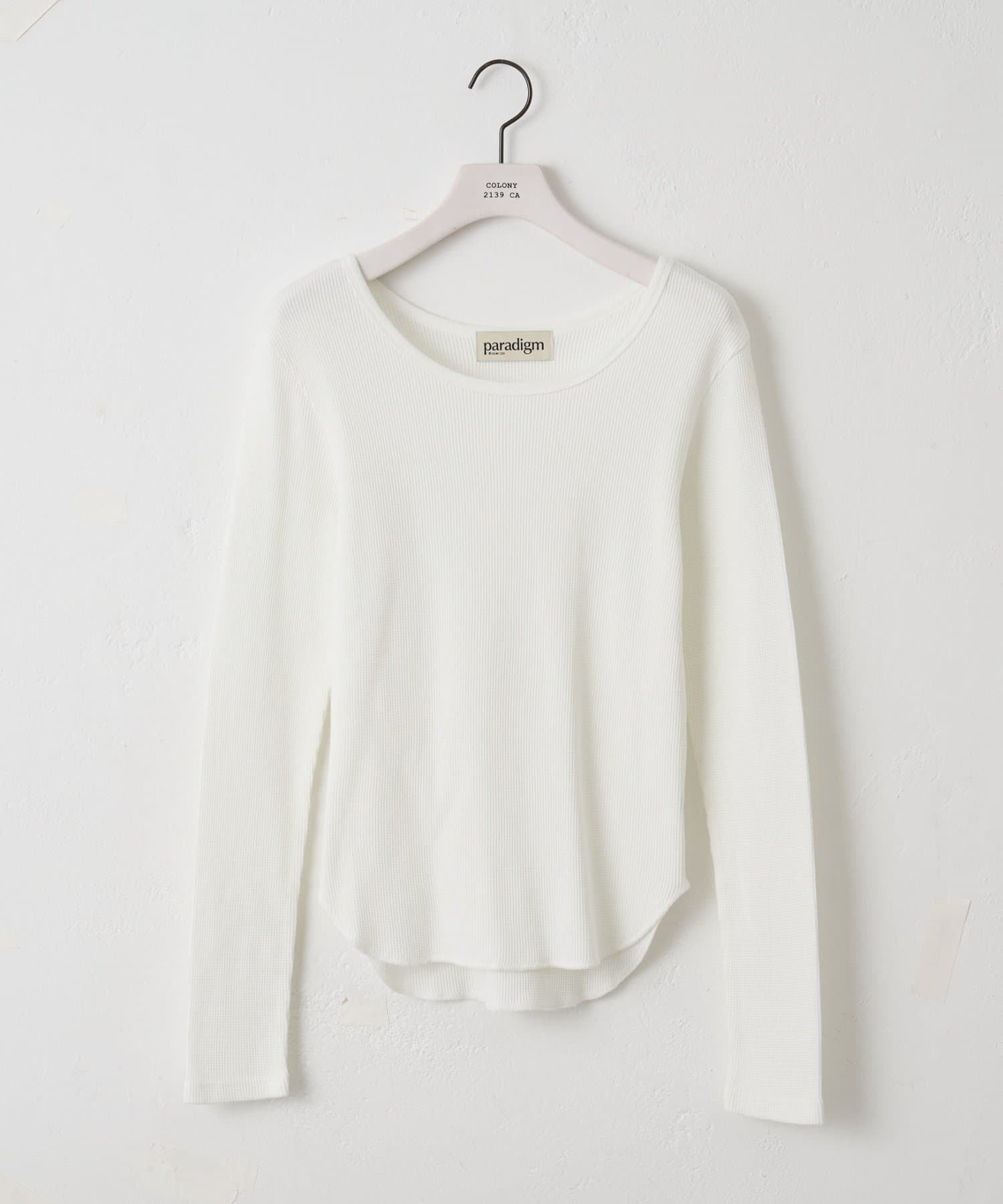 COLONY 2139(コロニー トゥーワンスリーナイン) 【paradigm】ガス焼ワッフルクルーネックL/S