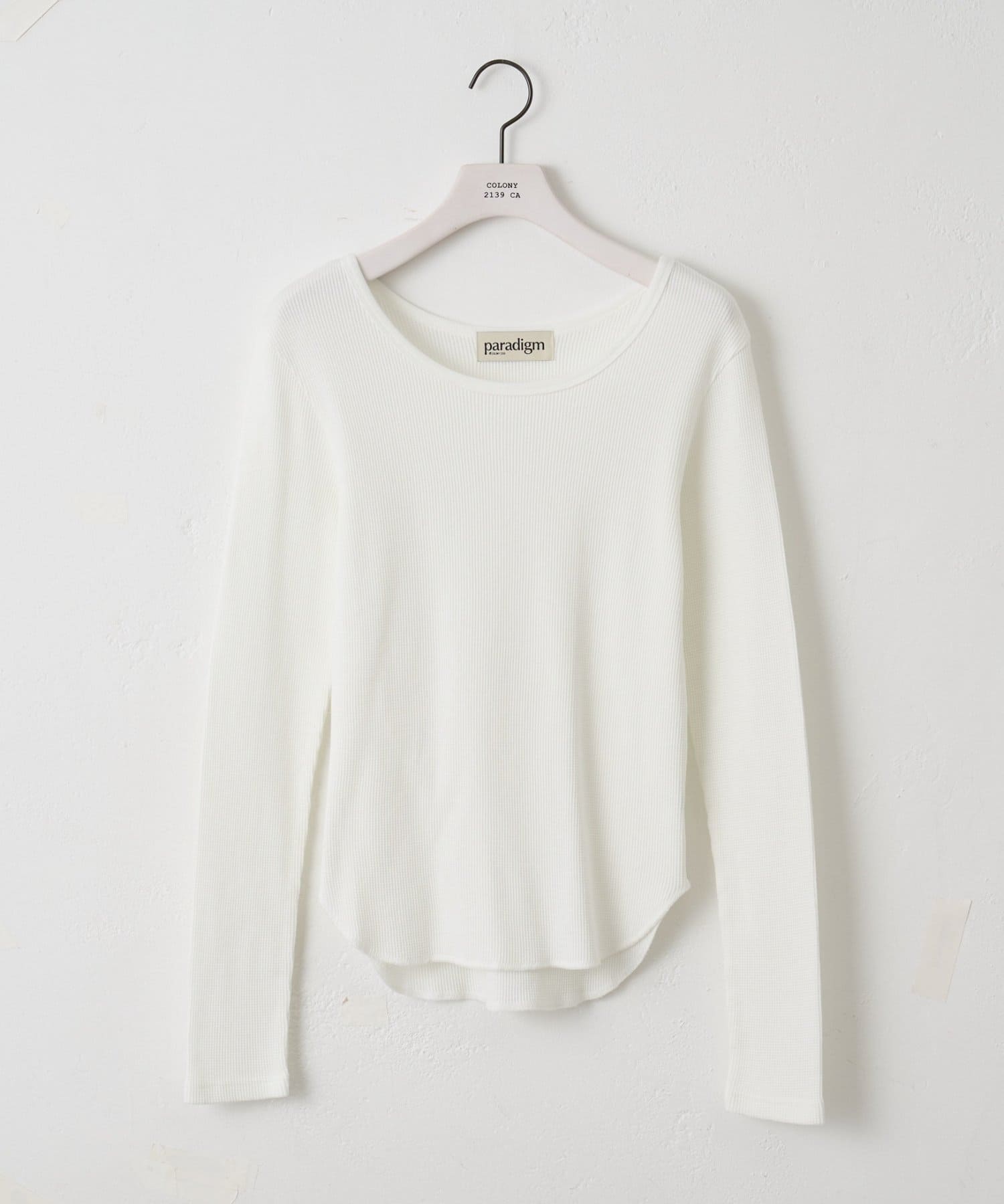 COLONY 2139(コロニー トゥーワンスリーナイン) 【paradigm】ガス焼ワッフルクルーネックL/S