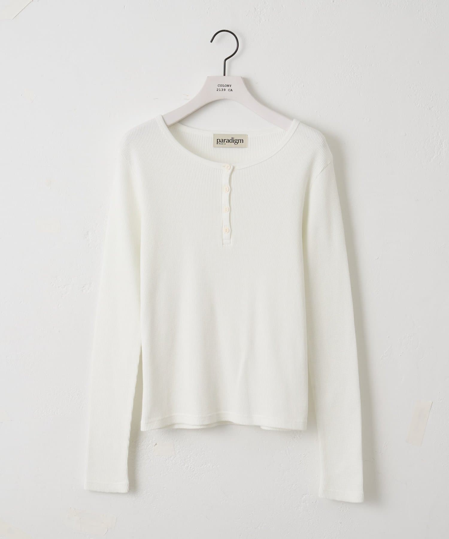 COLONY 2139(コロニー トゥーワンスリーナイン) 【paradigm】ガス焼ワッフルコンパクトヘンリーネックL/S