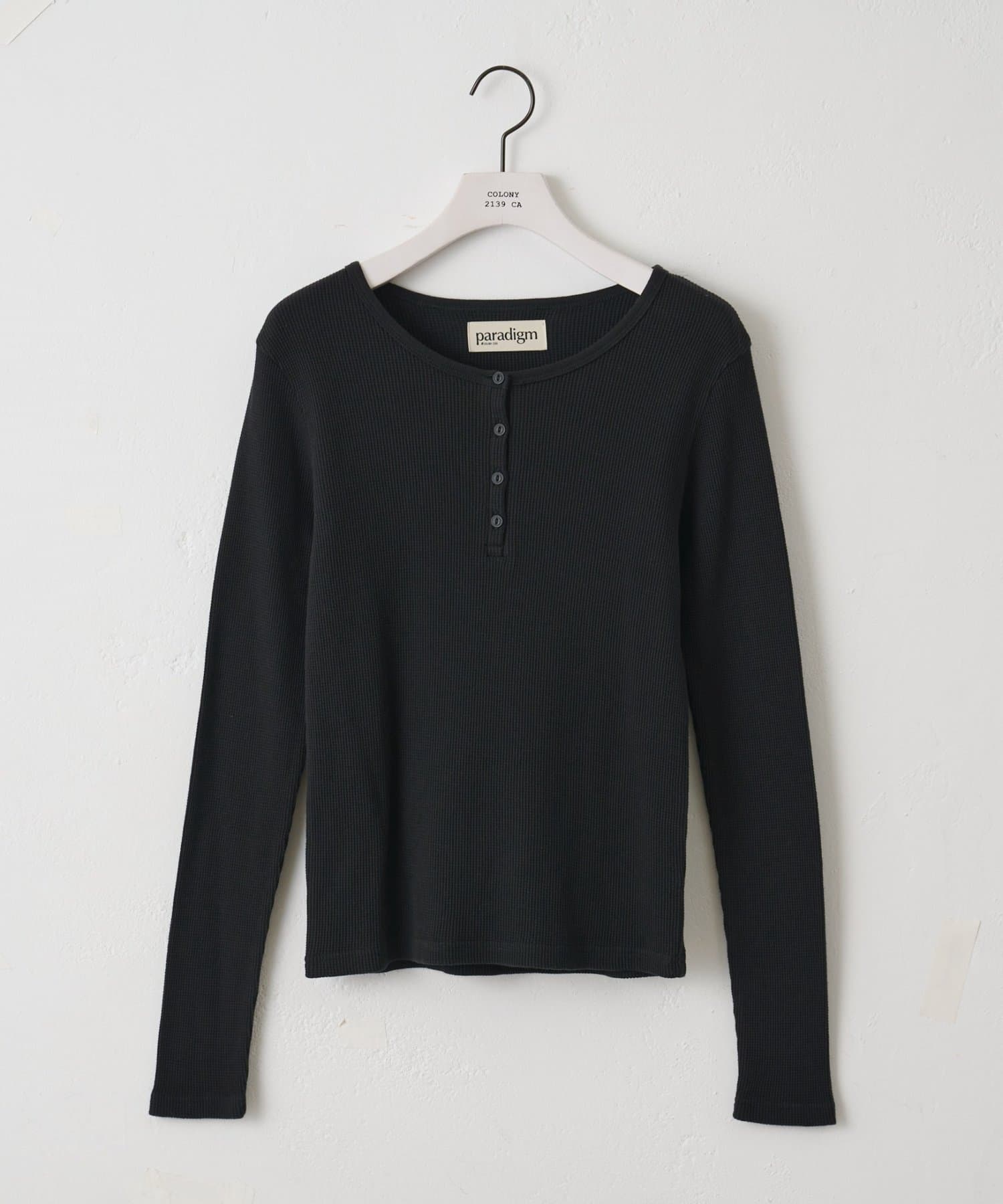 COLONY 2139(コロニー トゥーワンスリーナイン) 【paradigm】ガス焼ワッフルコンパクトヘンリーネックL/S