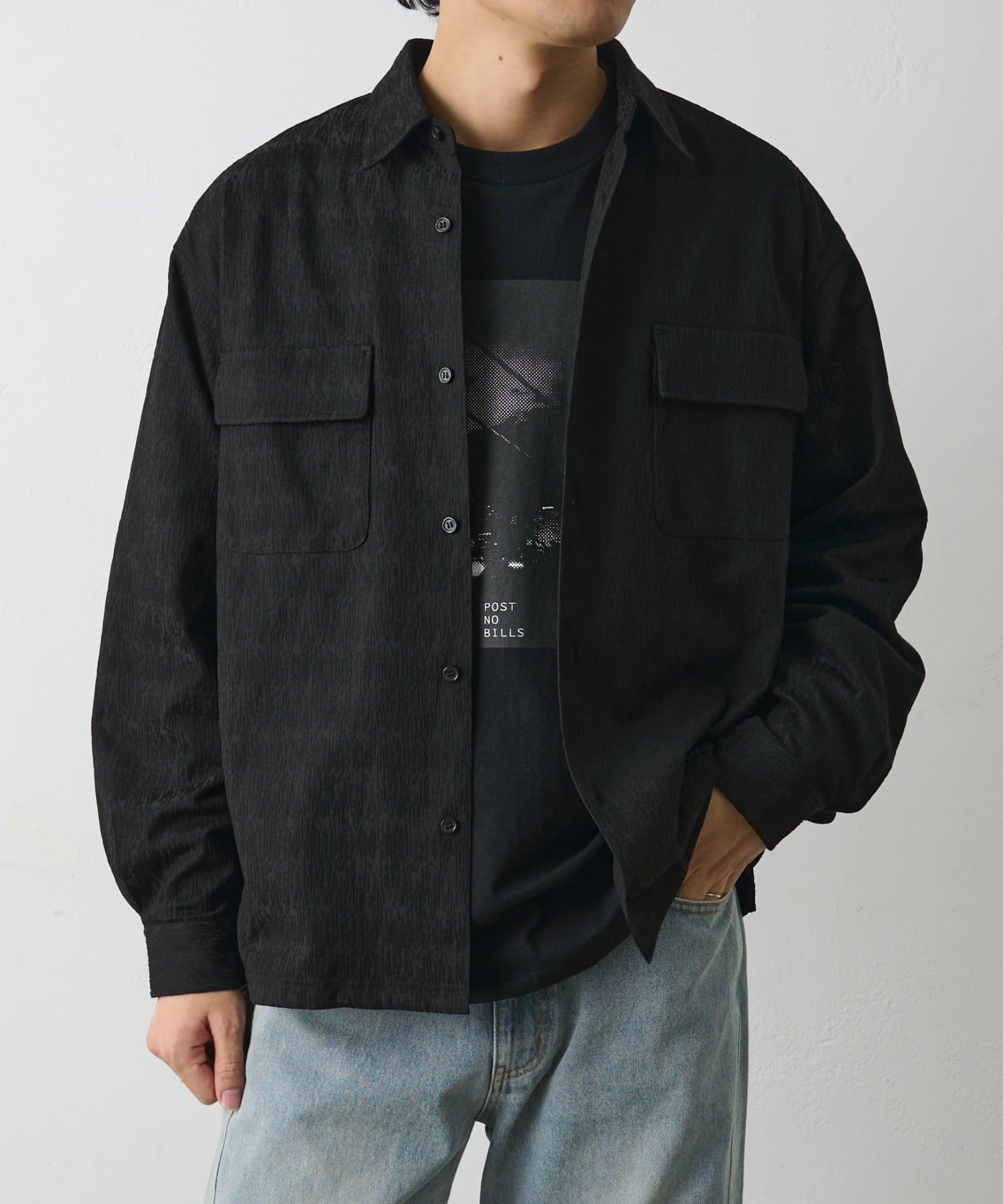 COLONY 2139(コロニー トゥーワンスリーナイン) ブライトジャガードシャツ