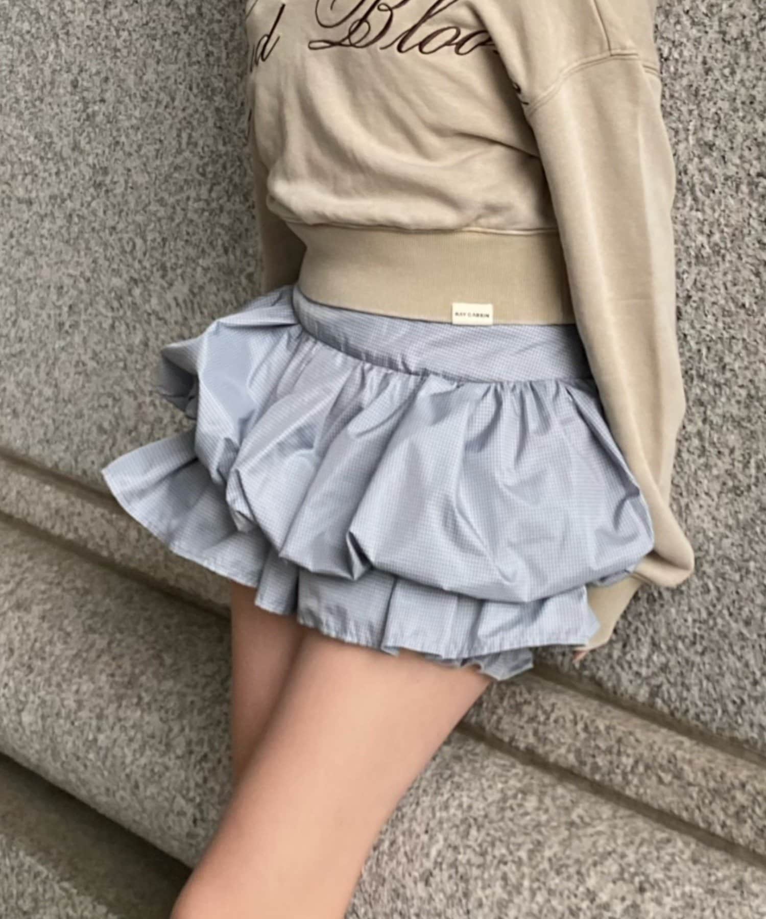 RAY CASSIN(レイカズン) ティアードバルーンスカート