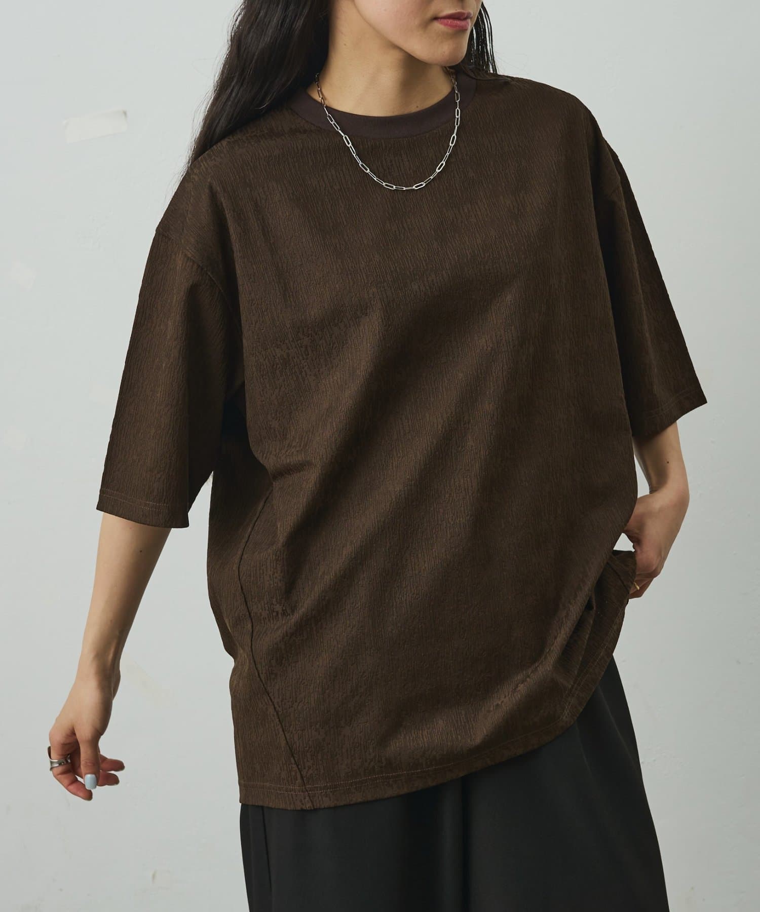 COLONY 2139(コロニー トゥーワンスリーナイン) ブライトジャガード半袖TEE