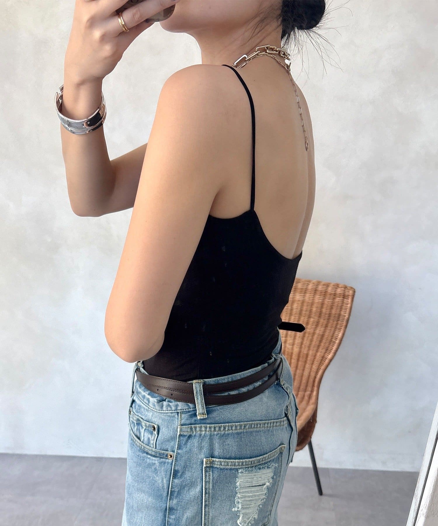 DOUDOU(ドゥドゥ) カップ付キャミ