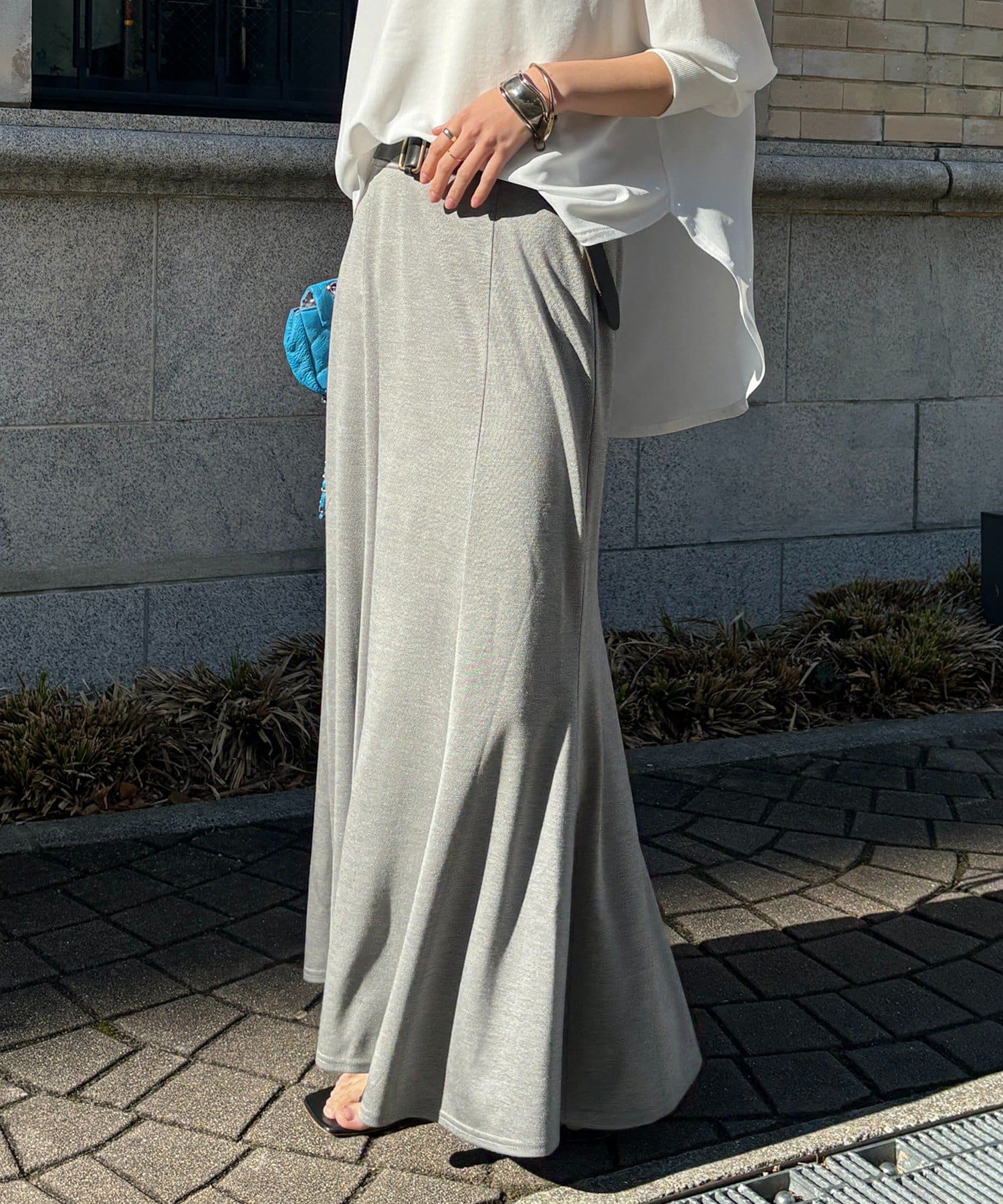 DOUDOU(ドゥドゥ) カットマーメイドスカート