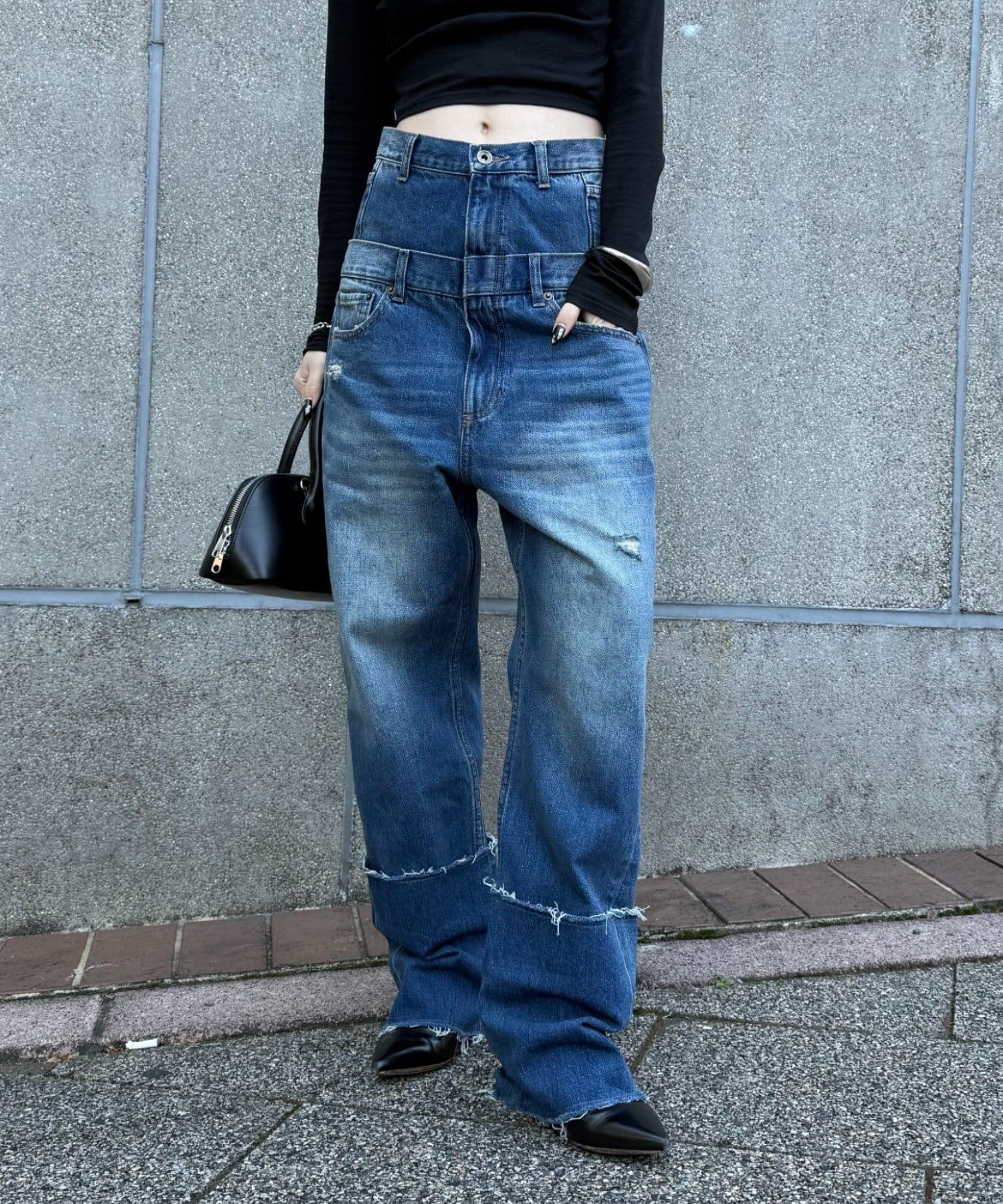 Lui's(ルイス) ダブルウエストボーイズデニム