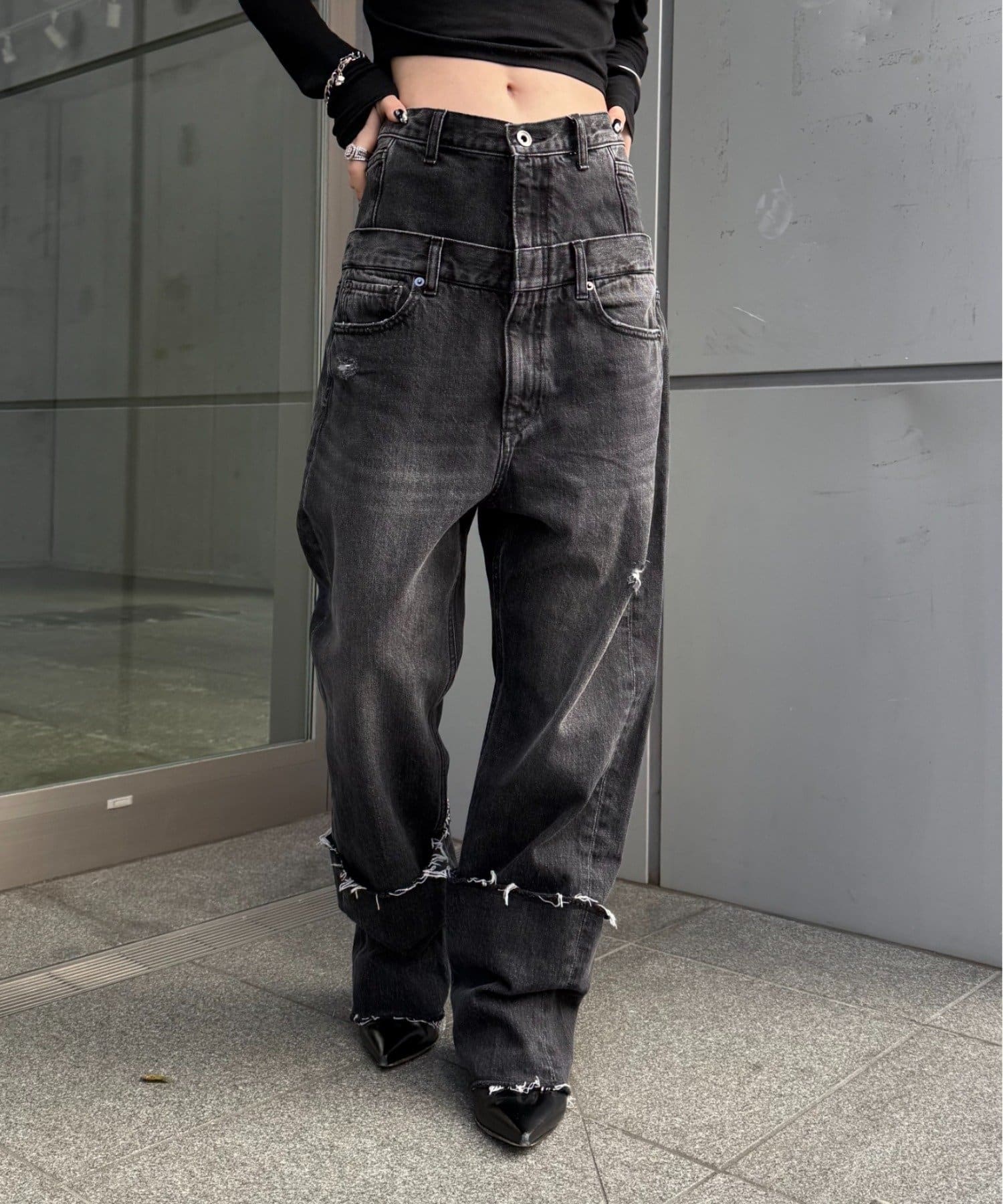 Lui's(ルイス) ダブルウエストボーイズデニム