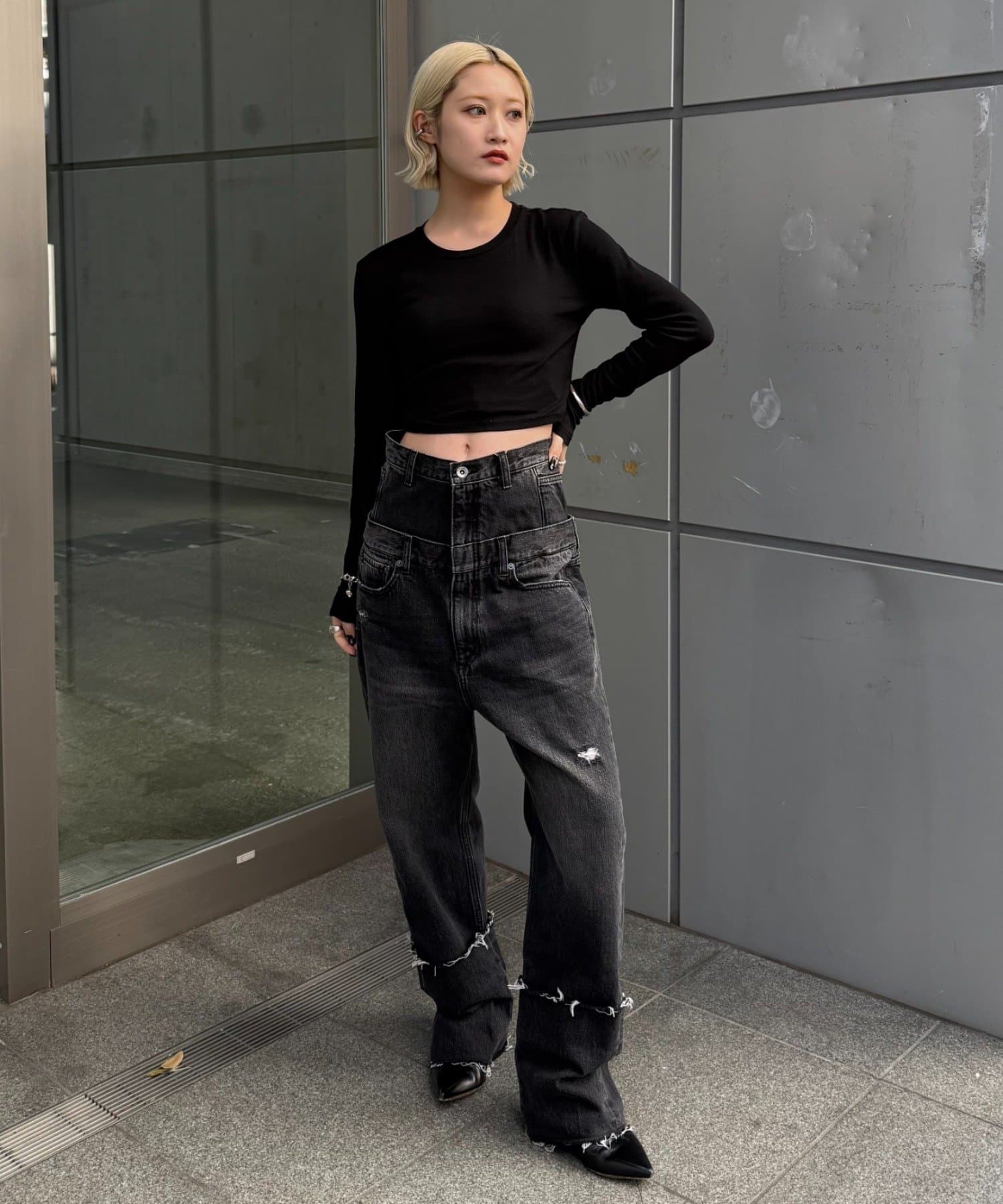 Lui's(ルイス) ダブルウエストボーイズデニム