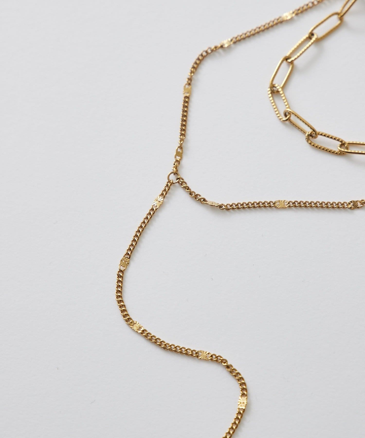 Lui's(ルイス) サージカルステンレスダブルエッジネックレス