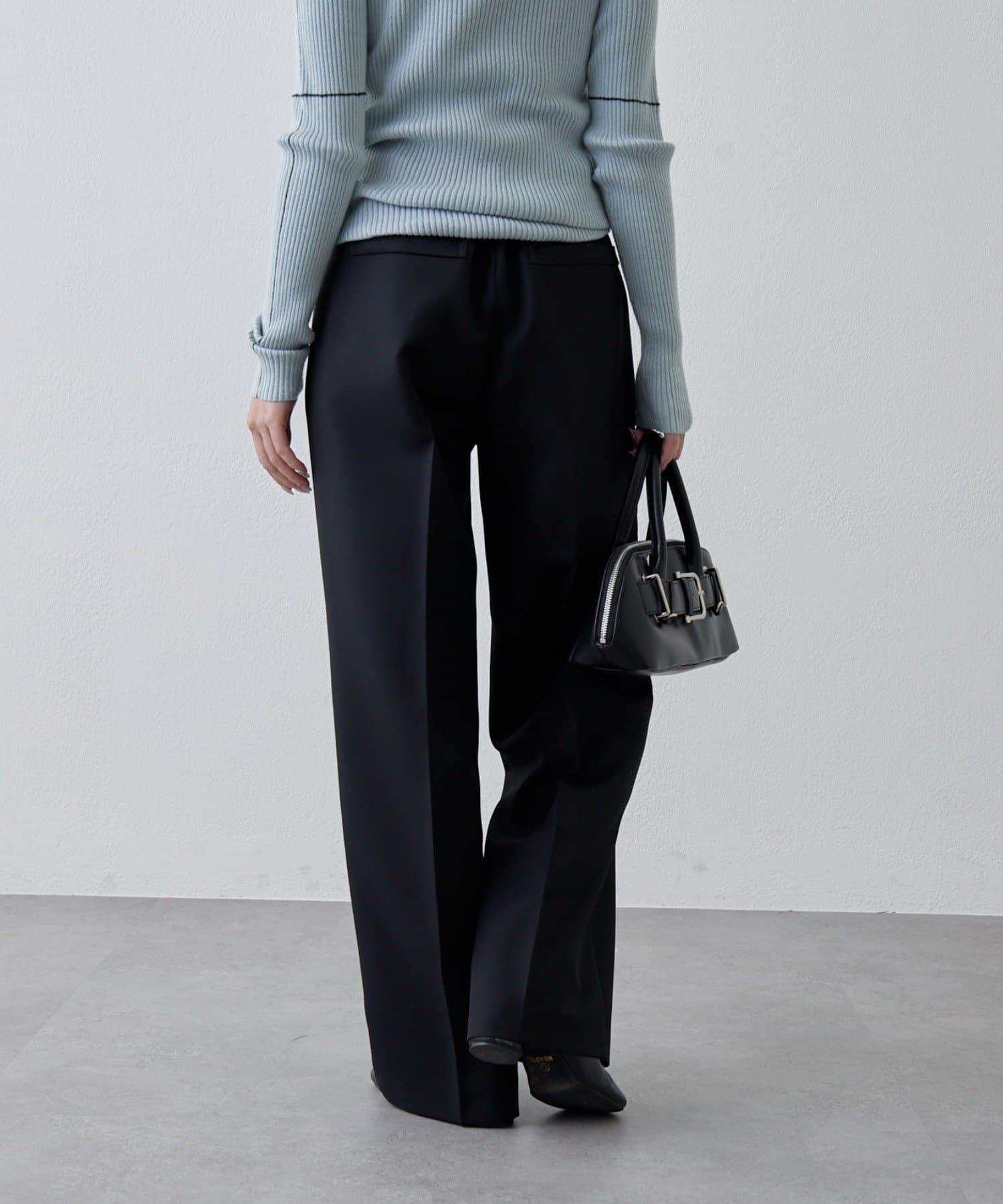 Lui's(ルイス) ストレッチツイルワイドパンツ