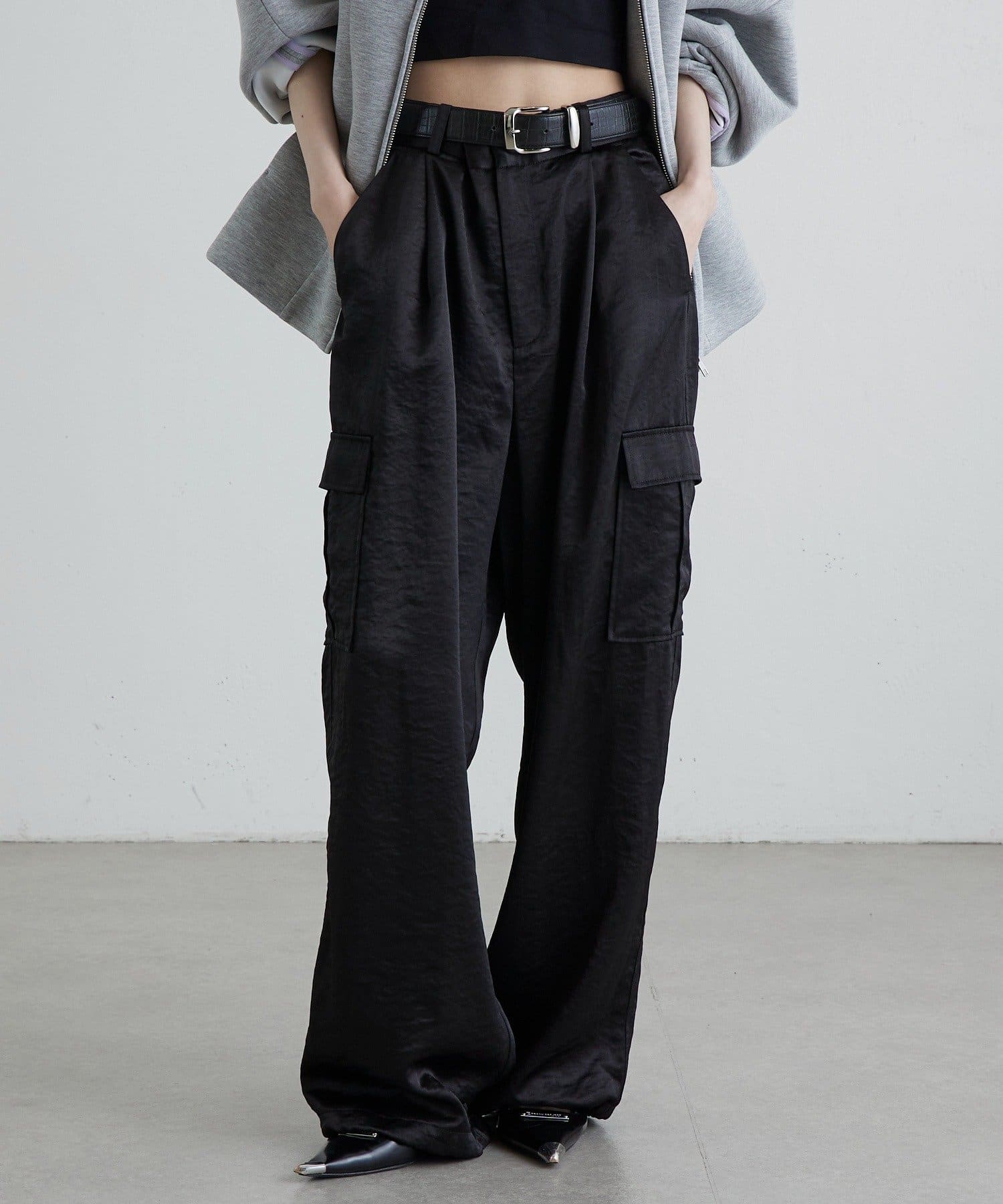 Lui's(ルイス) サテンカーゴパンツ