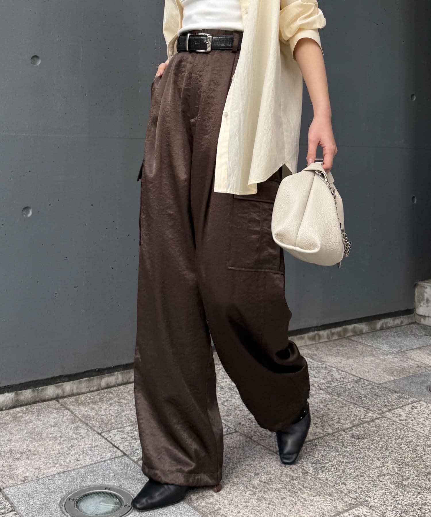 Lui's(ルイス) サテンカーゴパンツ