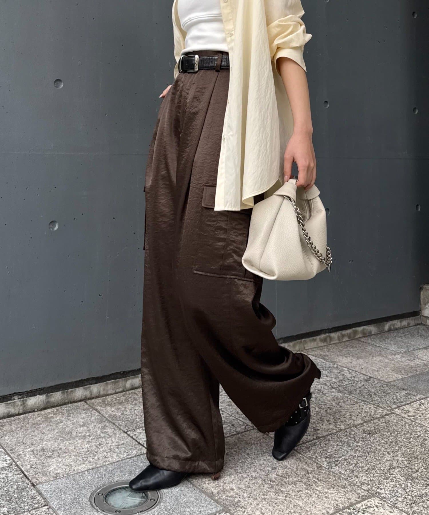 Lui's(ルイス) サテンカーゴパンツ