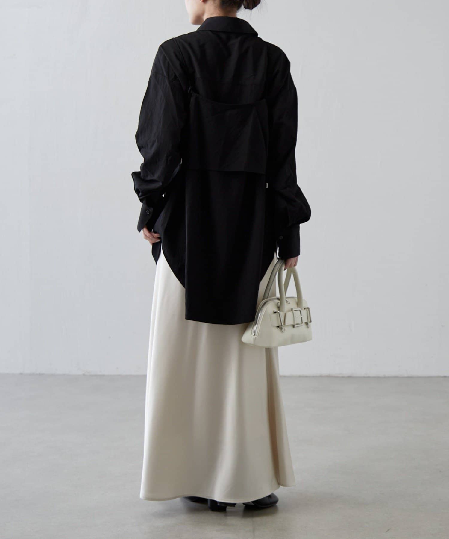 Lui's(ルイス) サテンキャミセットルーズシャツ