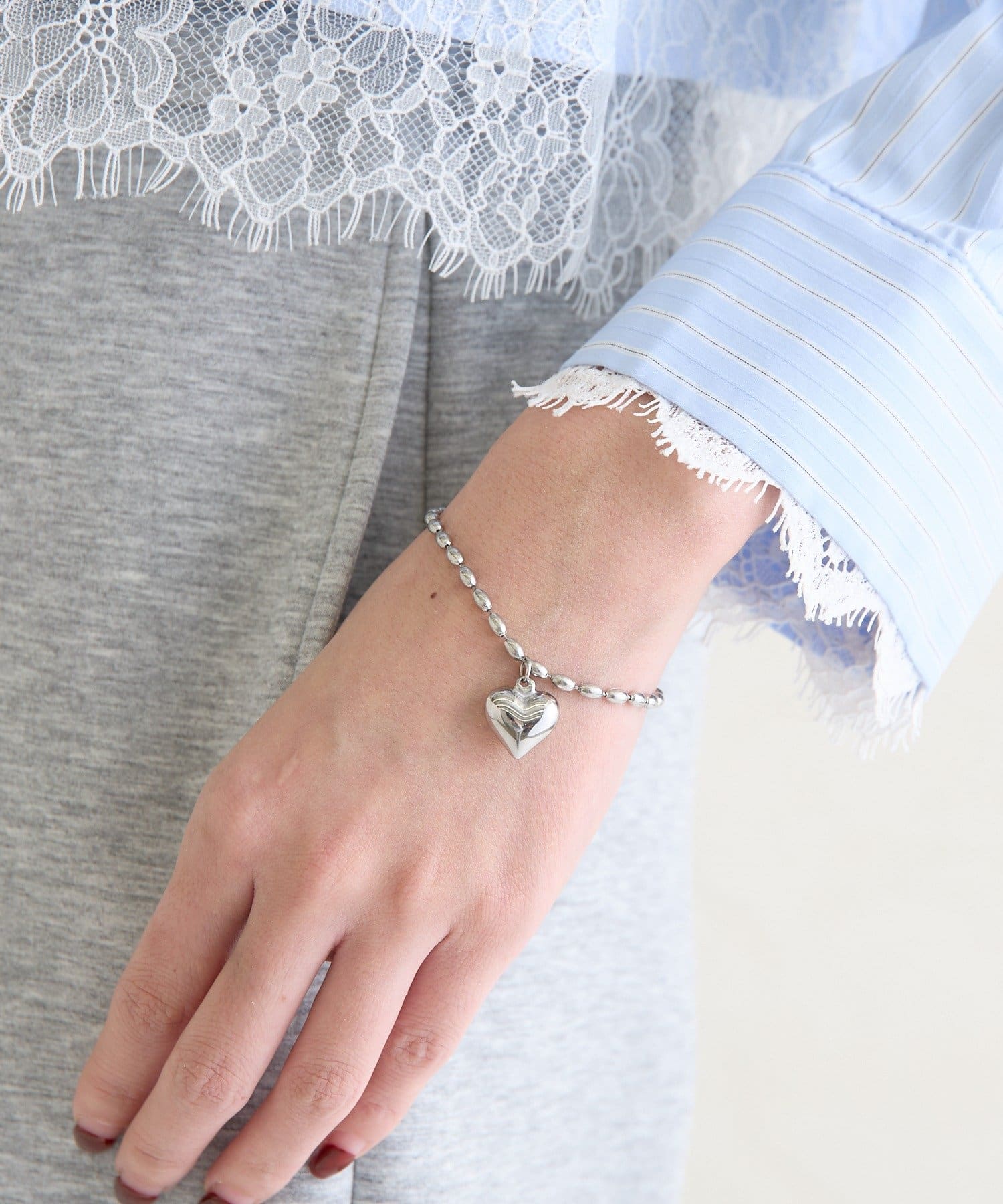 mystic(ミスティック) 【Lara】ステンレスハートブレス