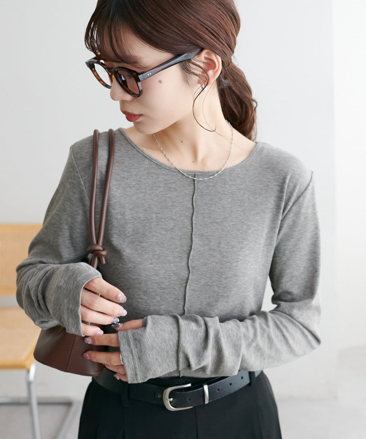 DISCOAT(ディスコート) 【WEB限定】メランジシアーロンT