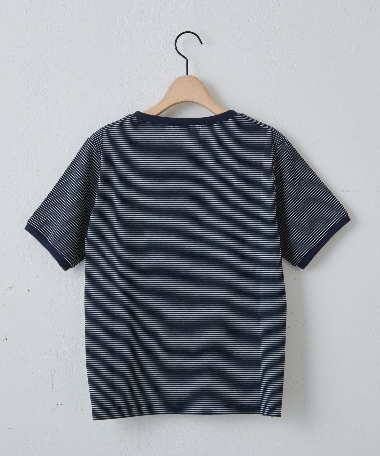 DISCOAT(ディスコート) 【WEB限定】リンガーシアーボーダー半袖Tシャツ