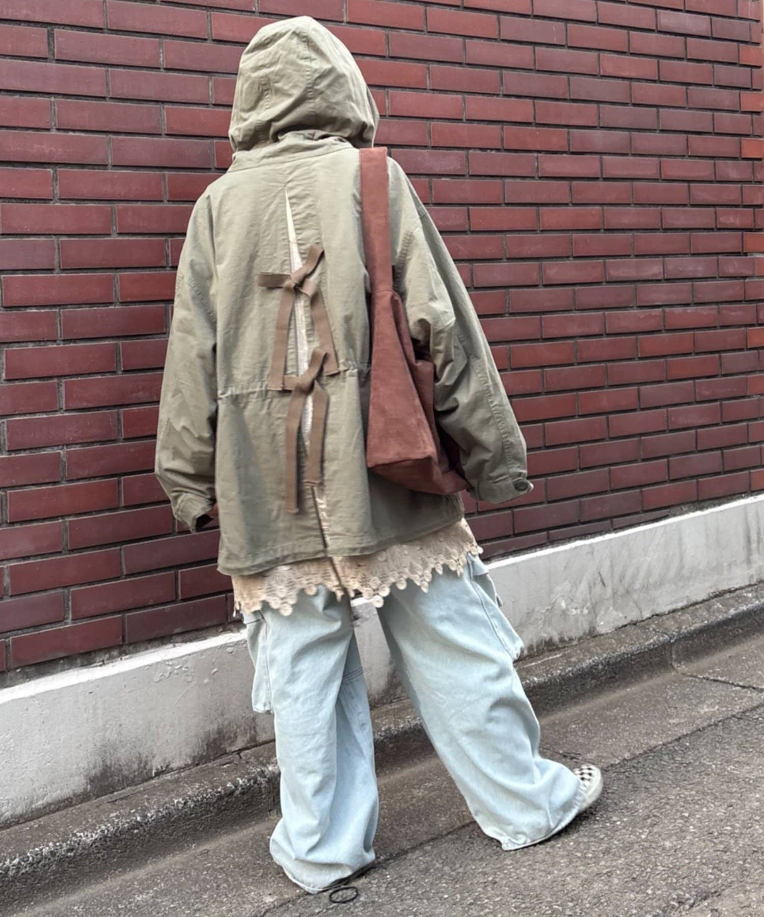 CIAOPANIC TYPY(チャオパニックティピー) 【etsinta】レースベスト付モッズコート