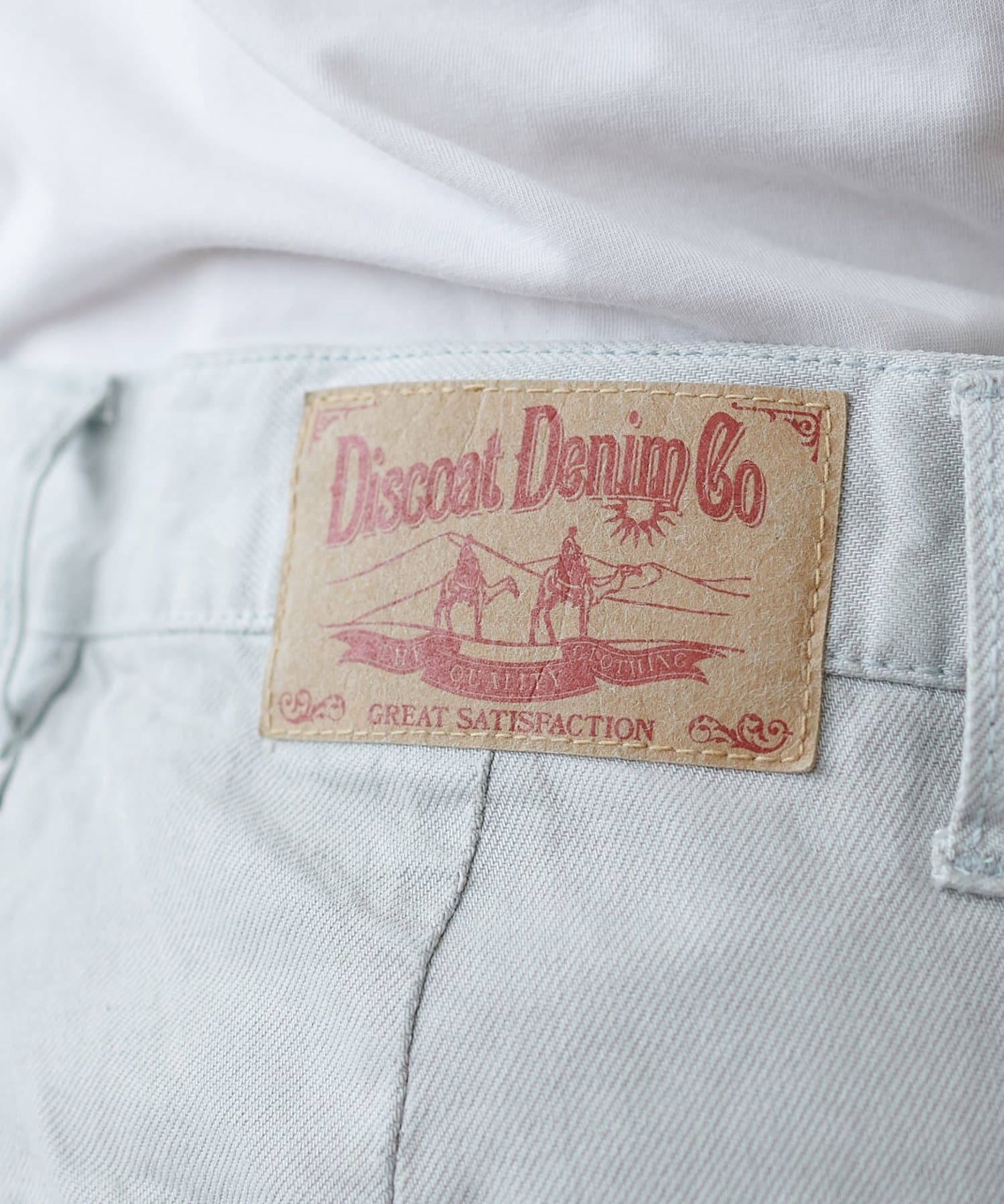 DISCOAT(ディスコート) 【SS先行予約】カラーセミフレアパンツ