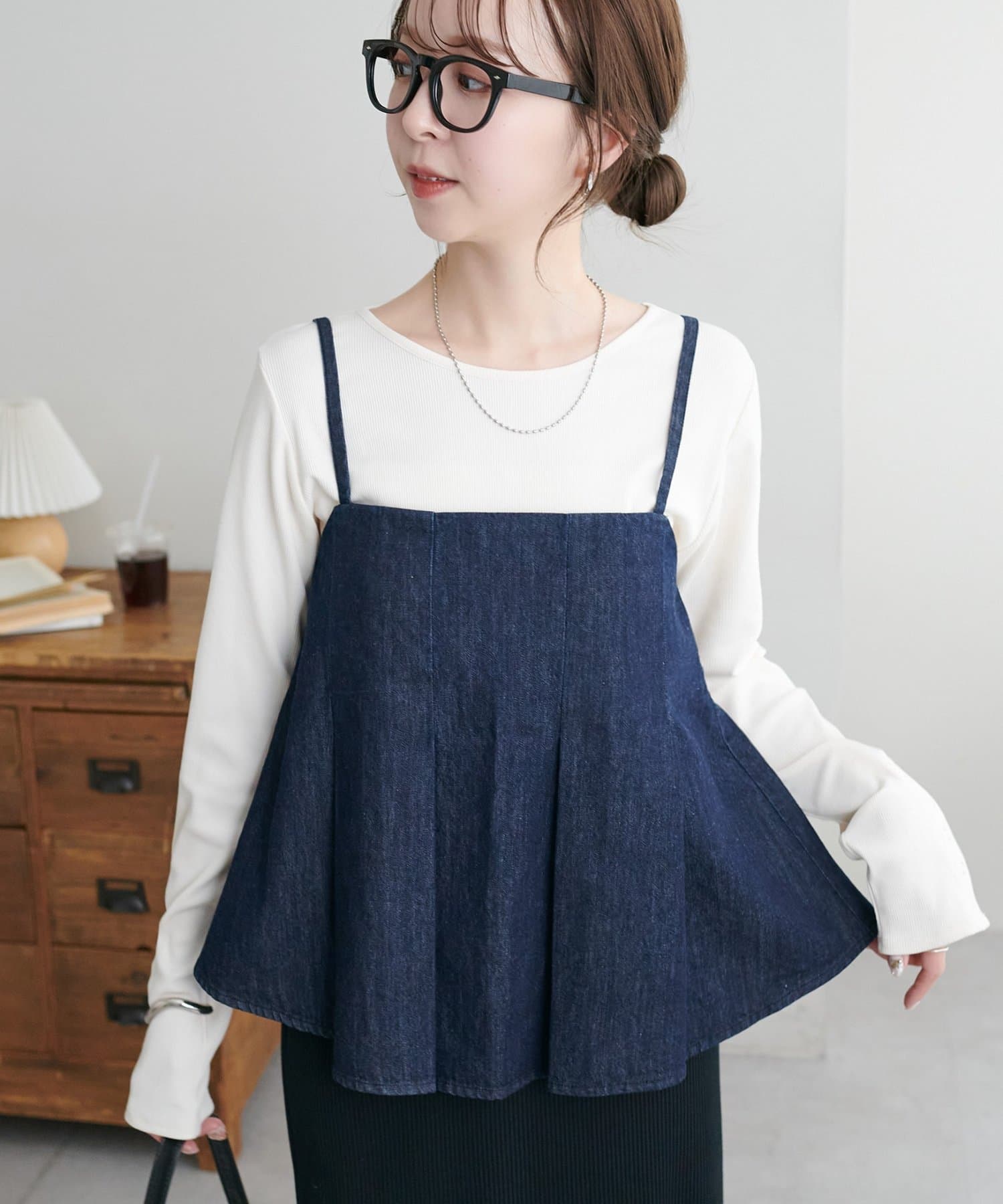 DISCOAT(ディスコート) 【SS先行予約】デニムキャミ