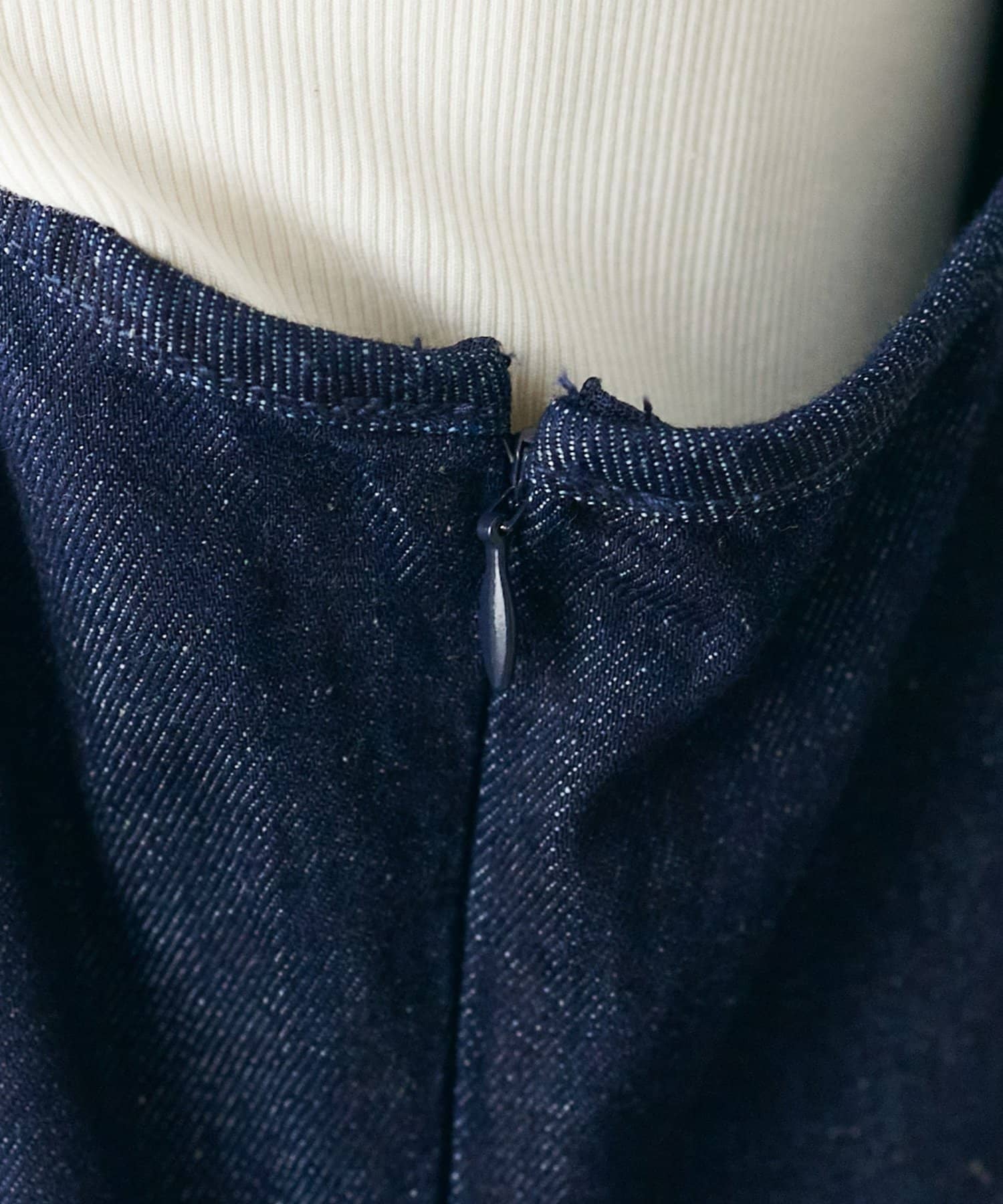 DISCOAT(ディスコート) 【SS先行予約】デニムフレアキャミワンピース