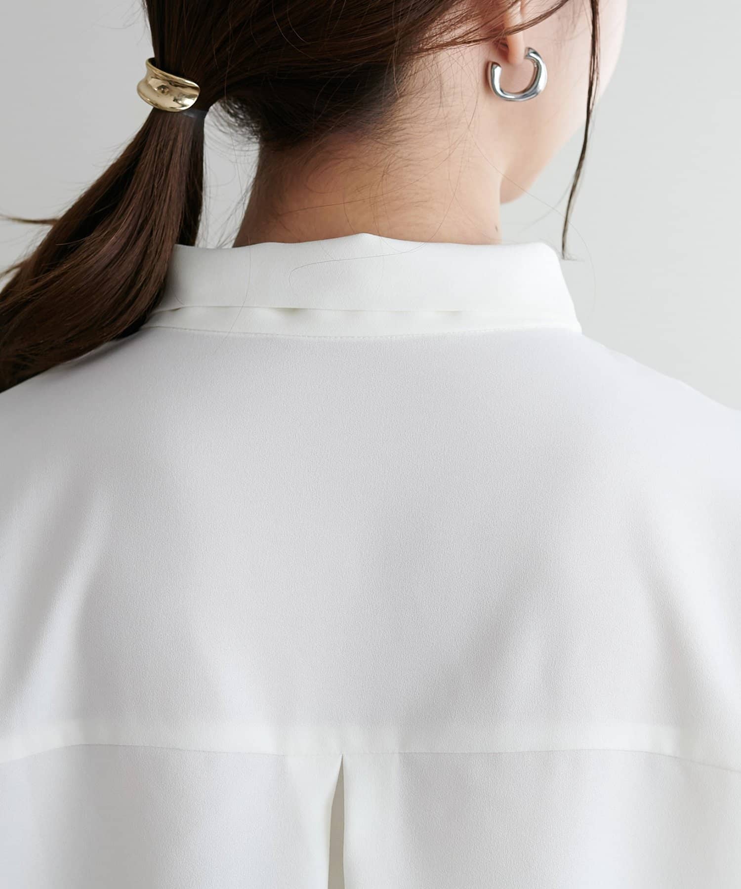 DISCOAT(ディスコート) 1/15(木)12:00~販売スタート【@yuyukekelife監修/セレモニー】ボウタイシフォンブラウス