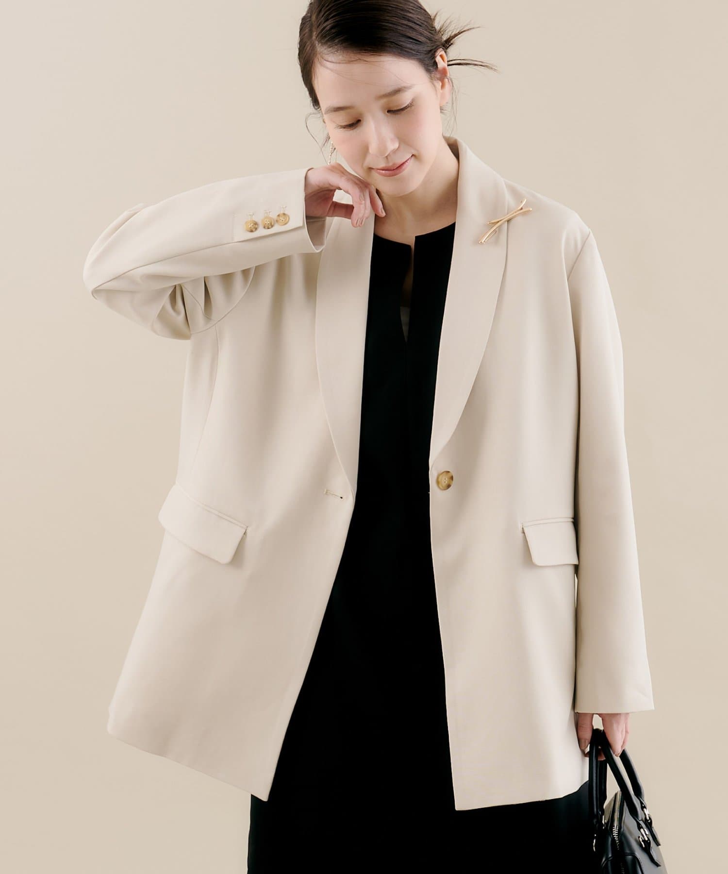 DISCOAT(ディスコート) 1/15(木)12:00~販売スタート【@yuyukekelife監修/セレモニー】テーラードジャケット/セットアップ対応