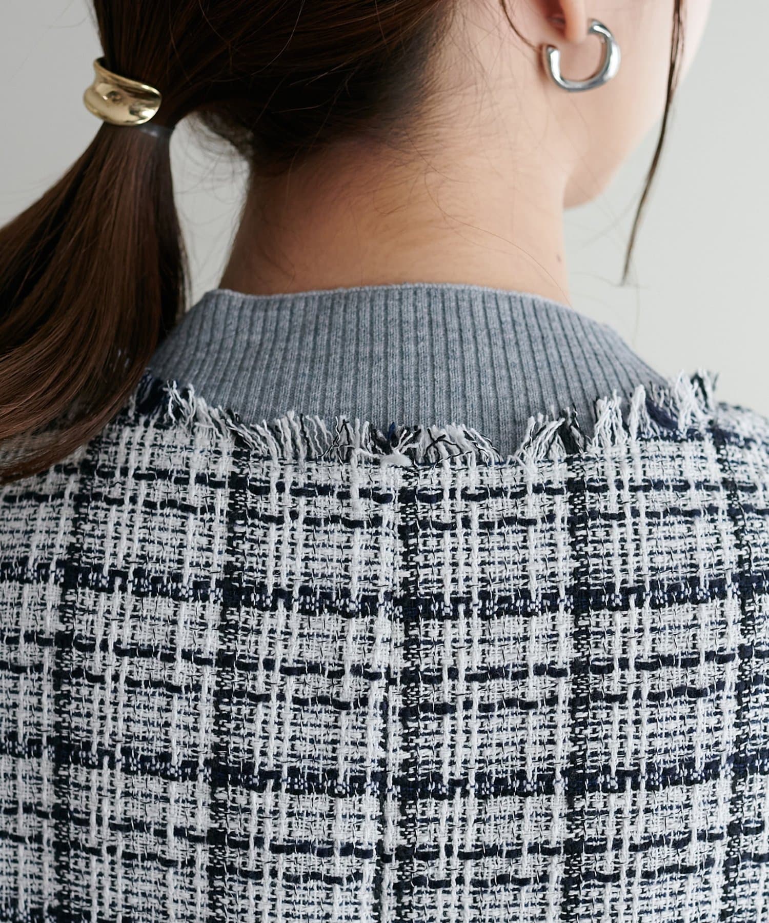 DISCOAT(ディスコート) 1/15(木)12:00~販売スタート【@yuyukekelife監修/セレモニー】ツイードジレ