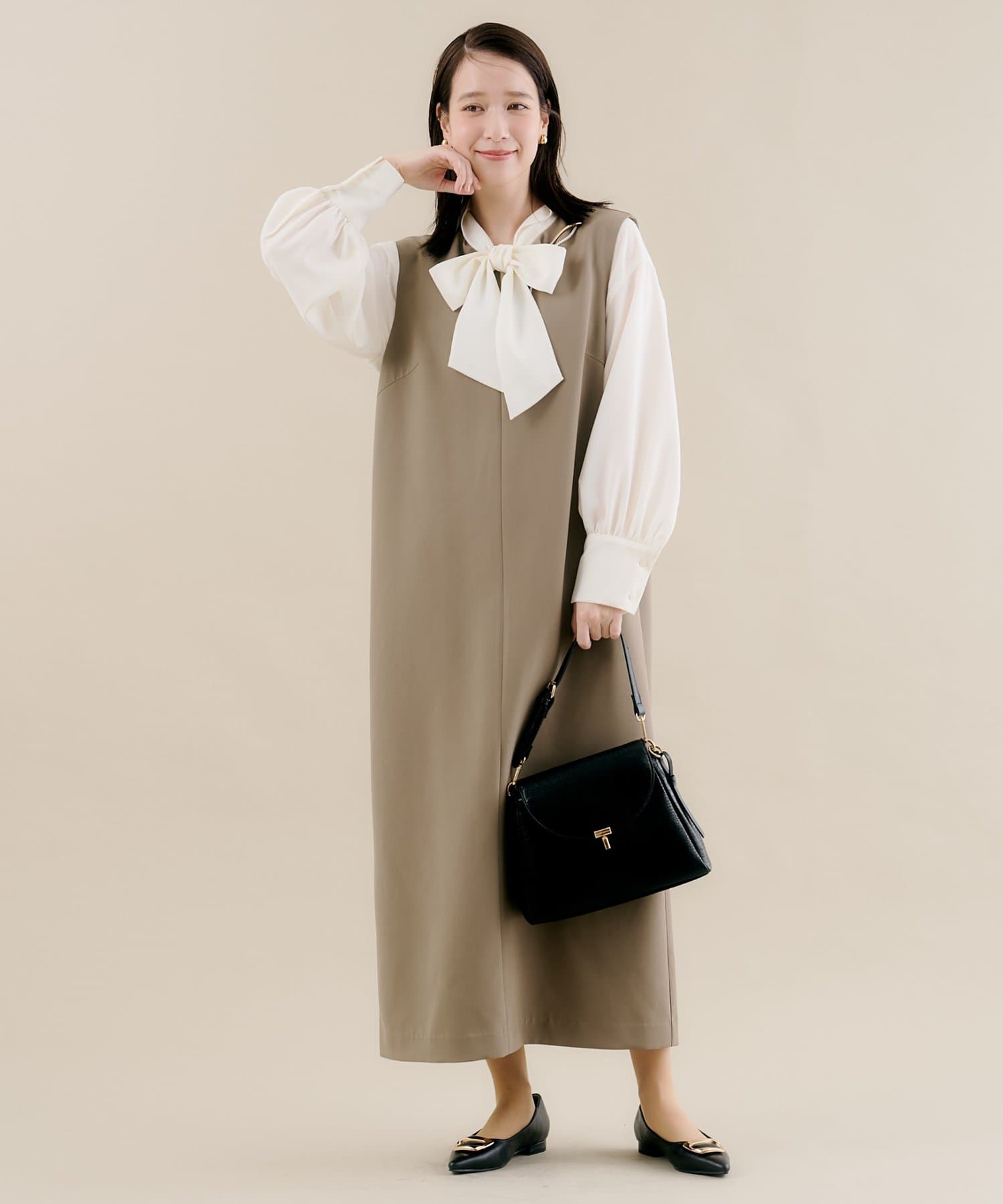 DISCOAT(ディスコート) 1/15(木)12:00~販売スタート【@yuyukekelife監修/セレモニー】キーネックジャンスカ